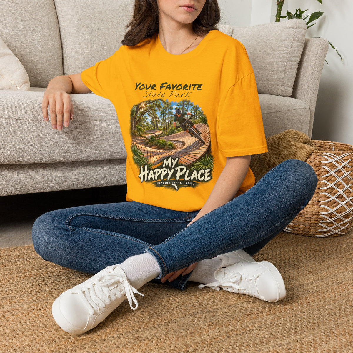 CUSTOMIZABLE Bike Course- Retro Tee