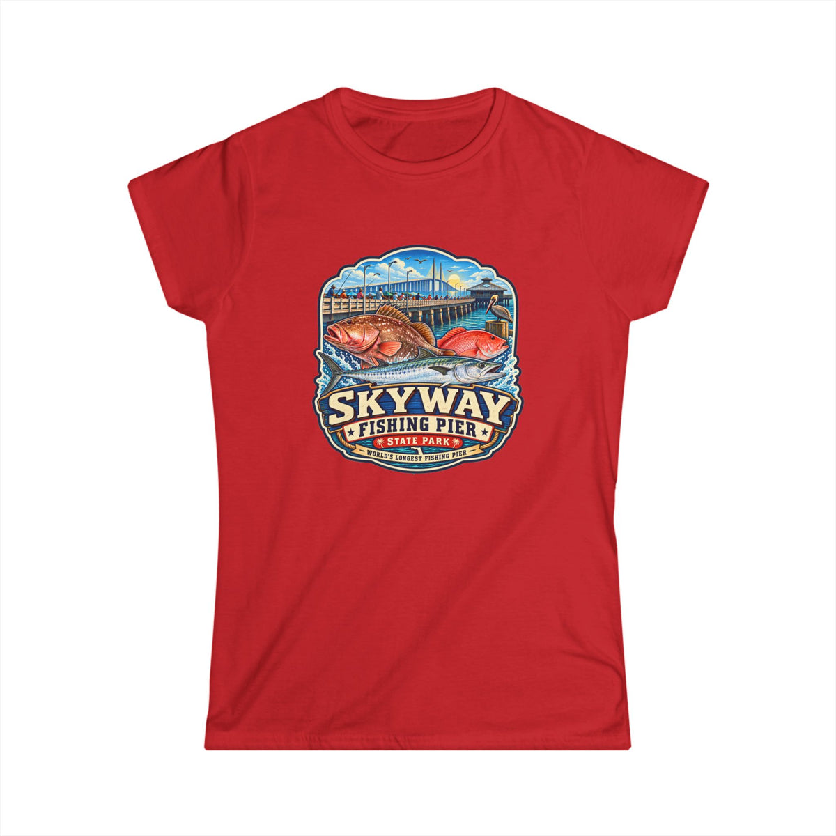 Skyway Fishing Pier- Vintage Tee