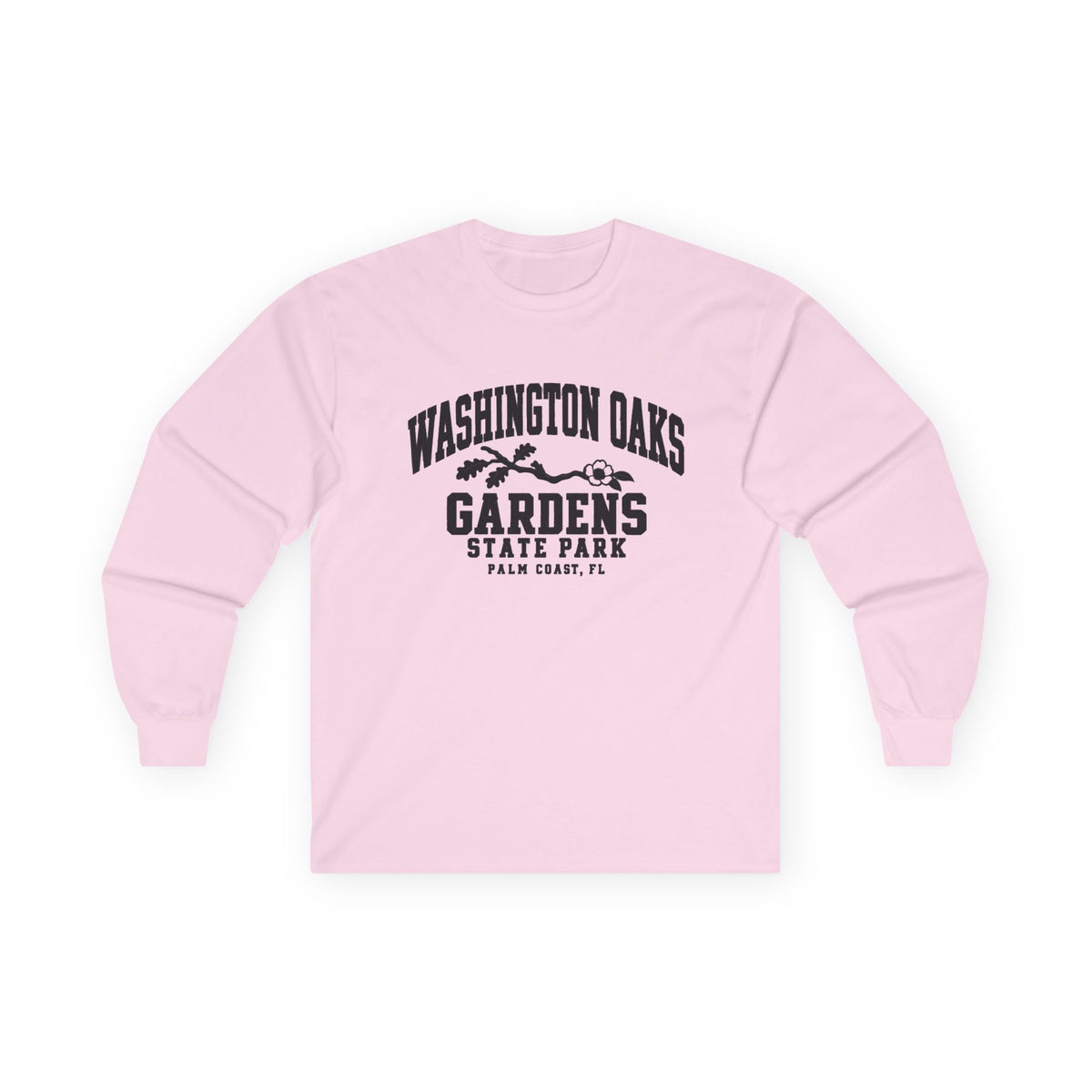 Washington Oaks Gardens State Park Logo- Long Sleeve Tee