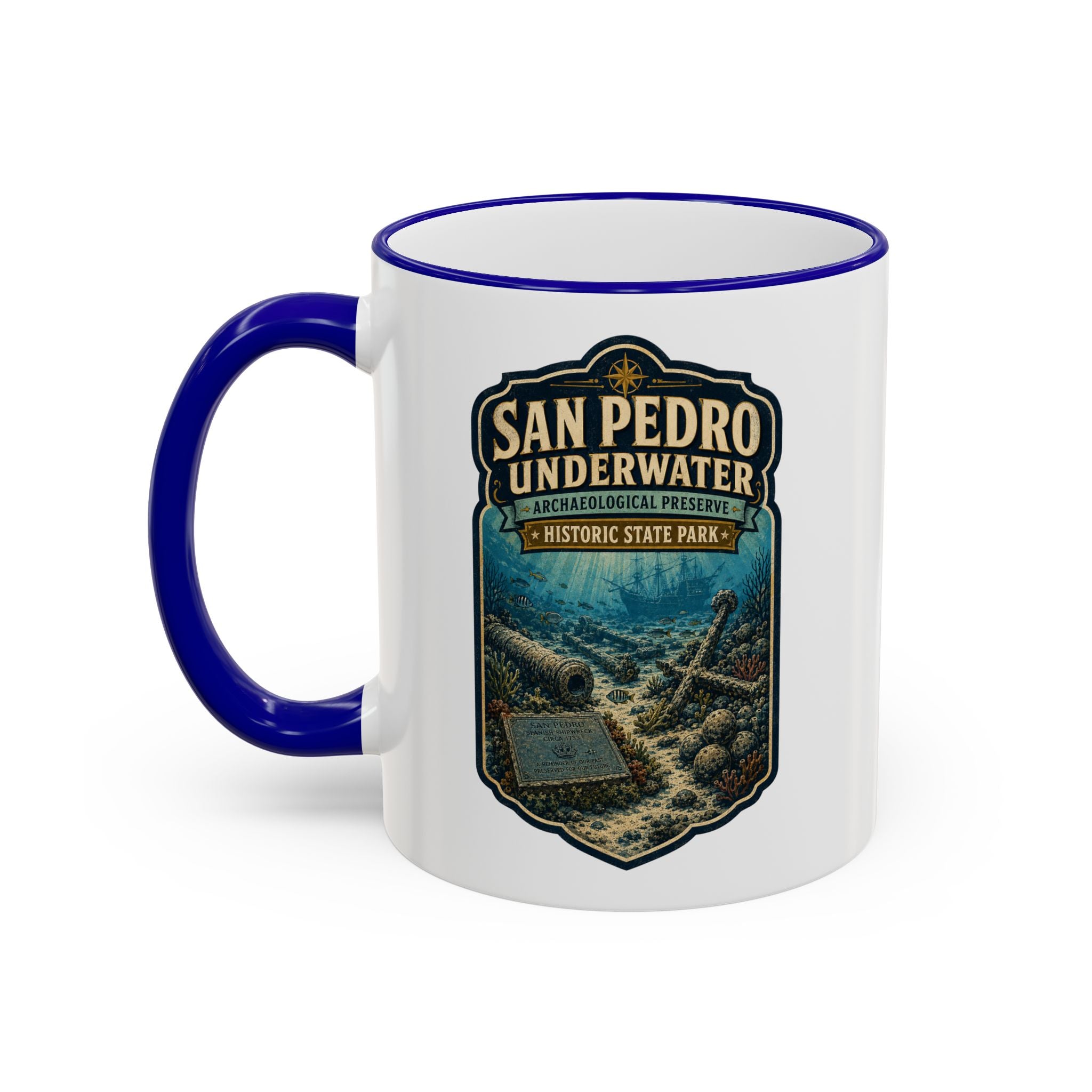 San Pedro Accent Rim & Handle 11oz/15oz