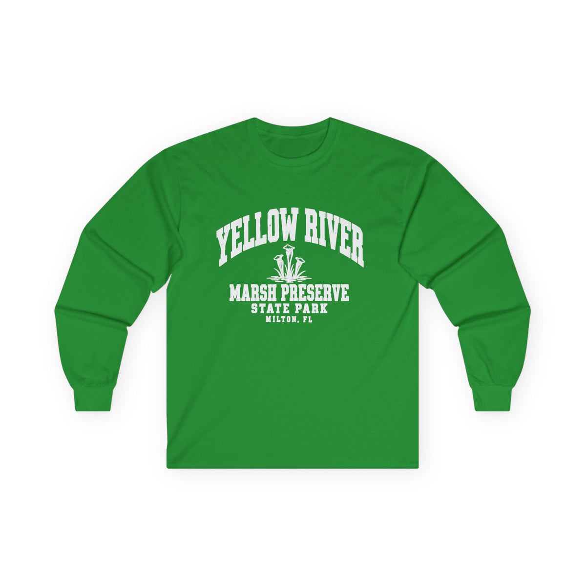 Vintage Florida Wetlands Park Emblem- Long Sleeve Tee