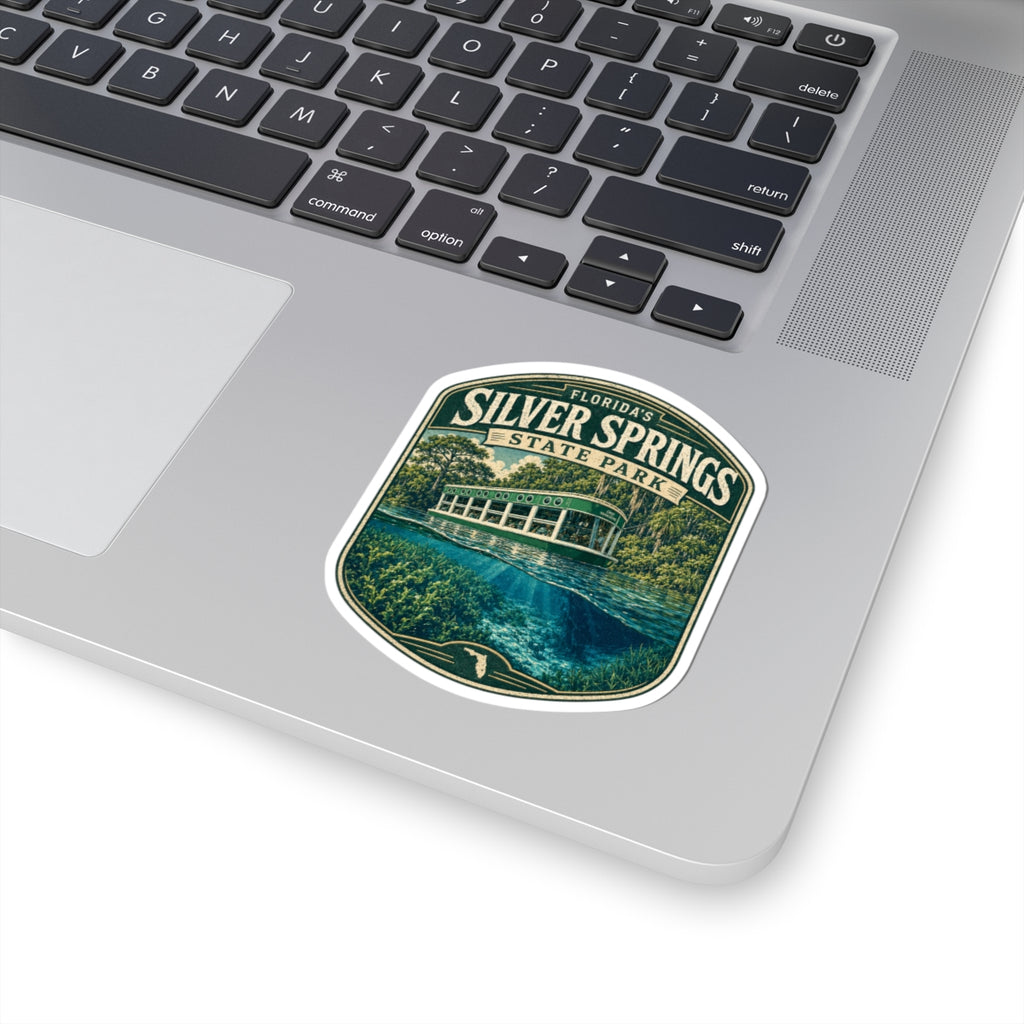 Silver Springs State Park Sticker — Florida Glass-Bottom Boat Badge