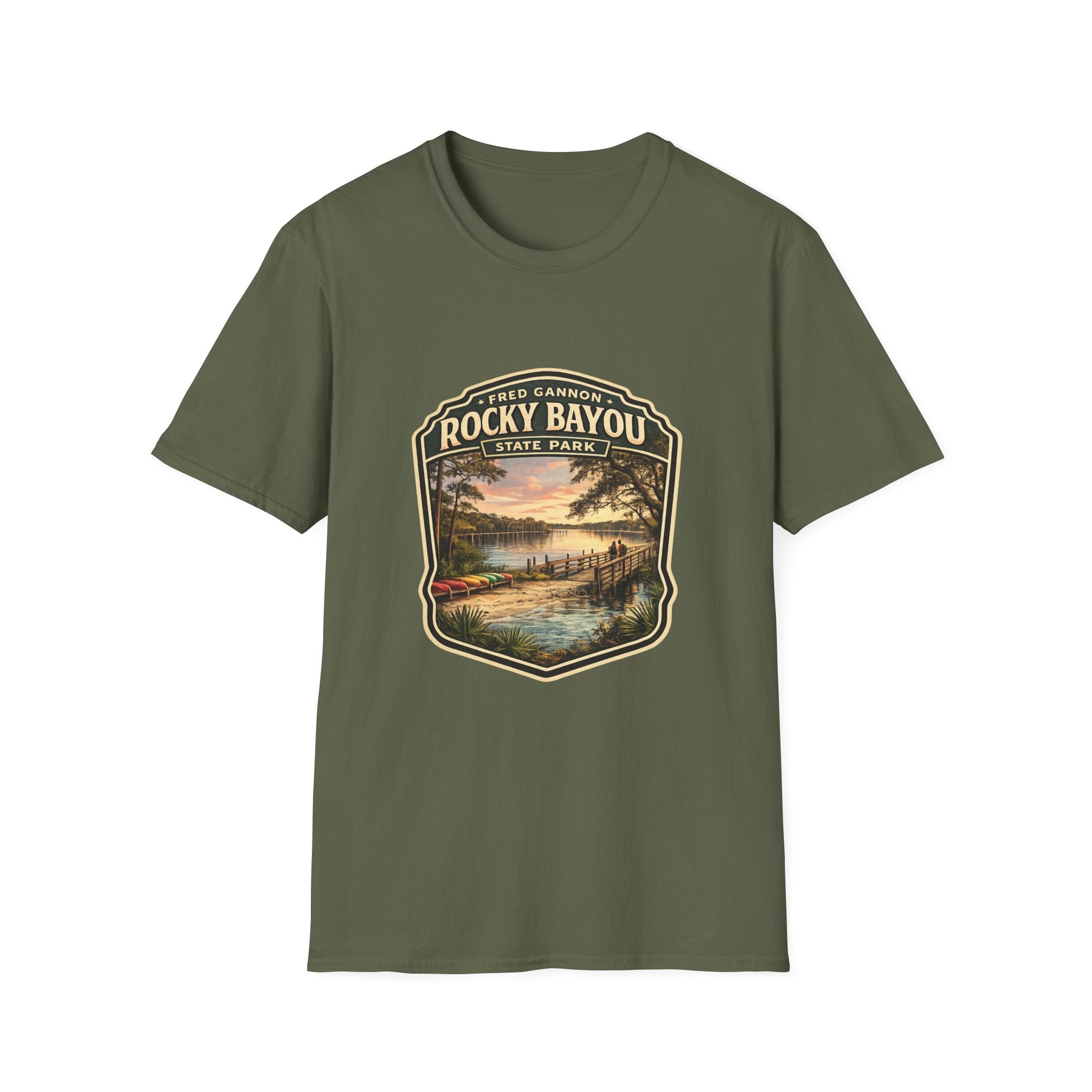 Rocky Bayou- Retro Tee