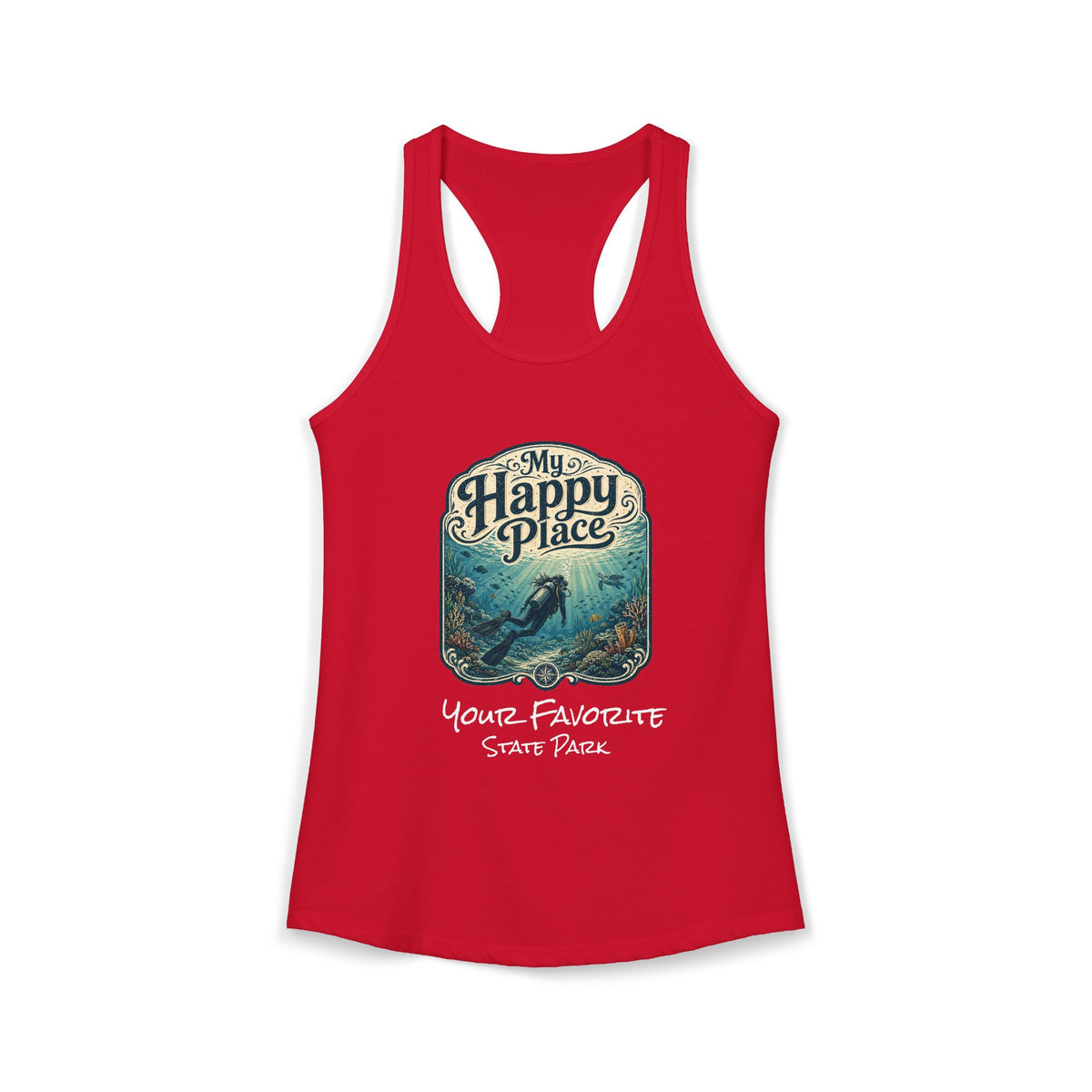 CUSTOMIZABLE Ocean Racerback Tank