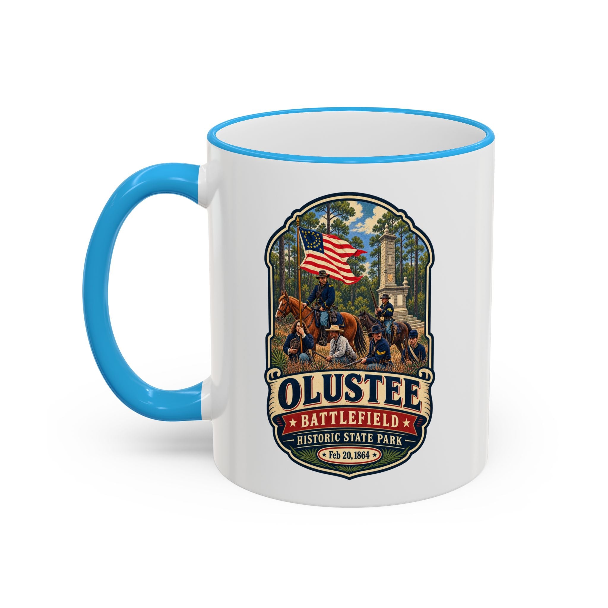 Olustee Battlefield Accent Rim & Handle 11oz/15oz