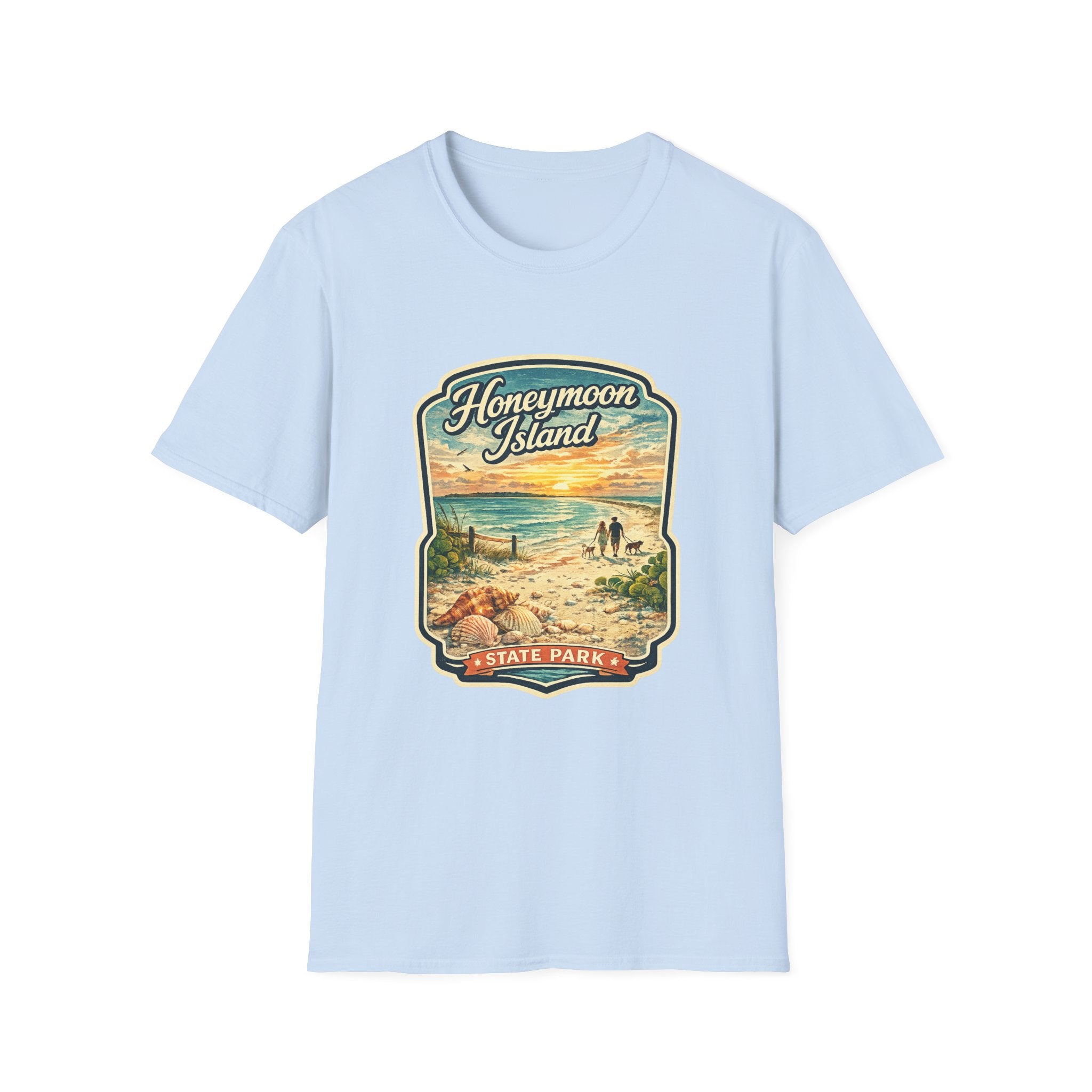 Honeymoon Island- Retro Tee