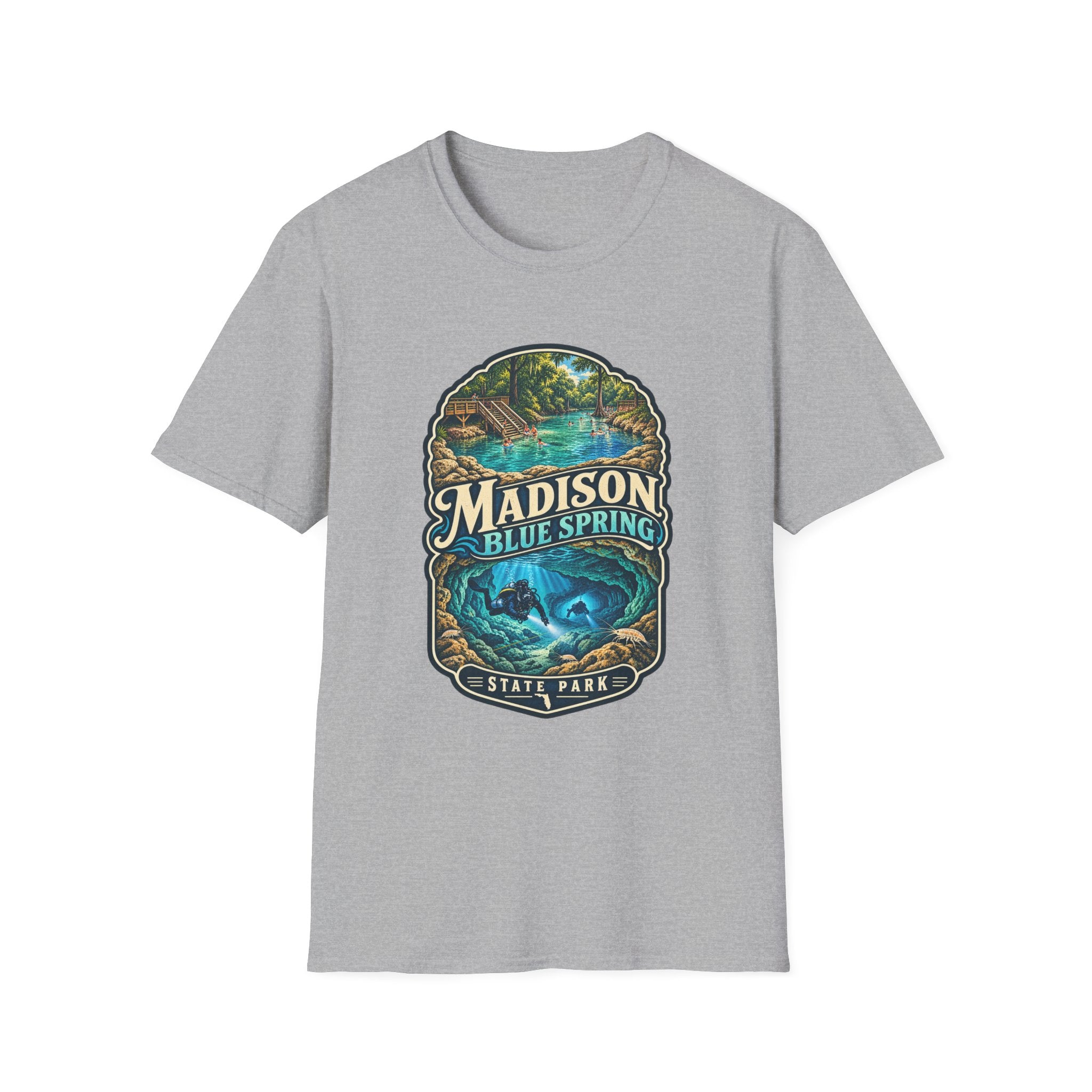 Madison Blue Spring- Retro Tee