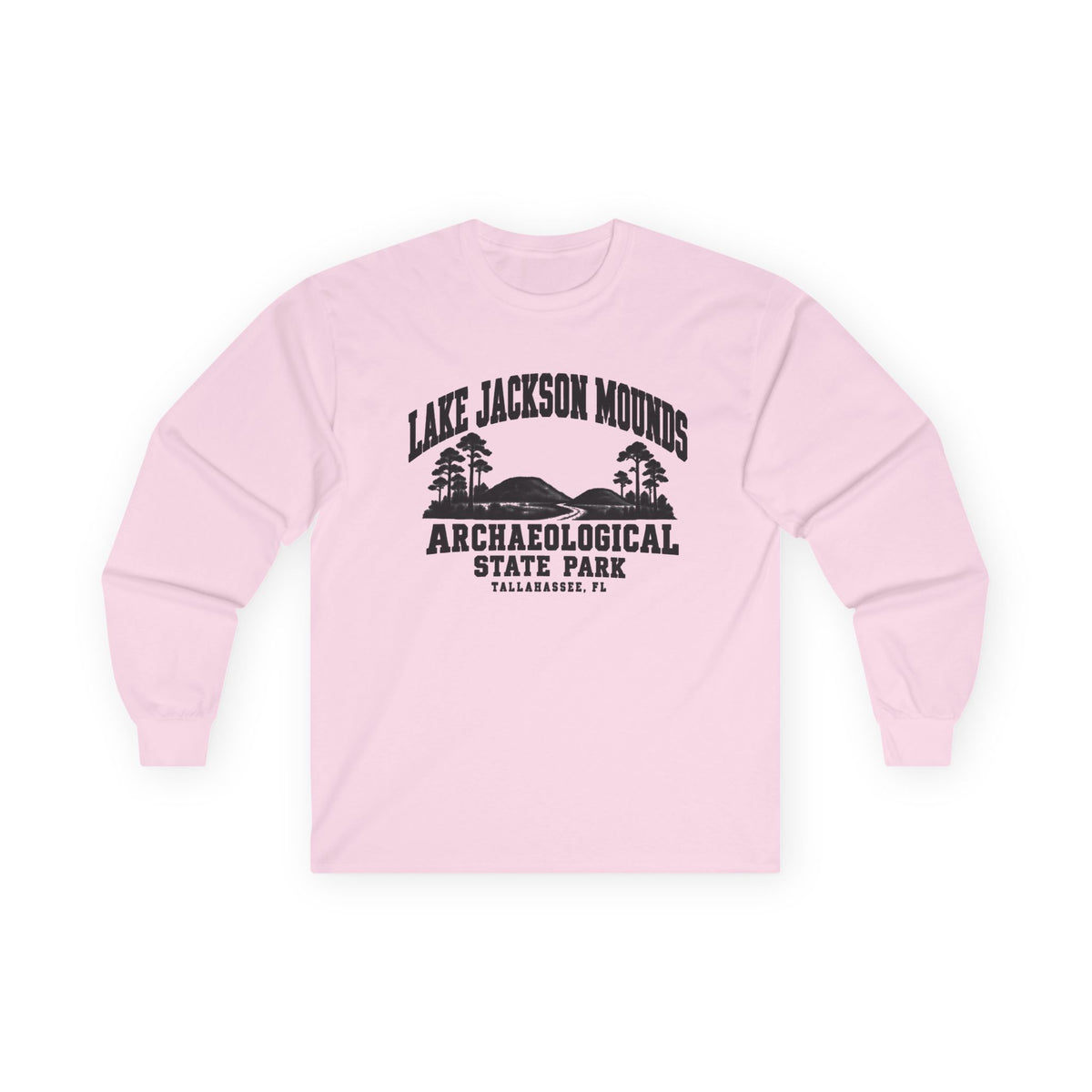 Lake Jackson Mounds Archaeological State Park Logo- Long Sleeve Tee