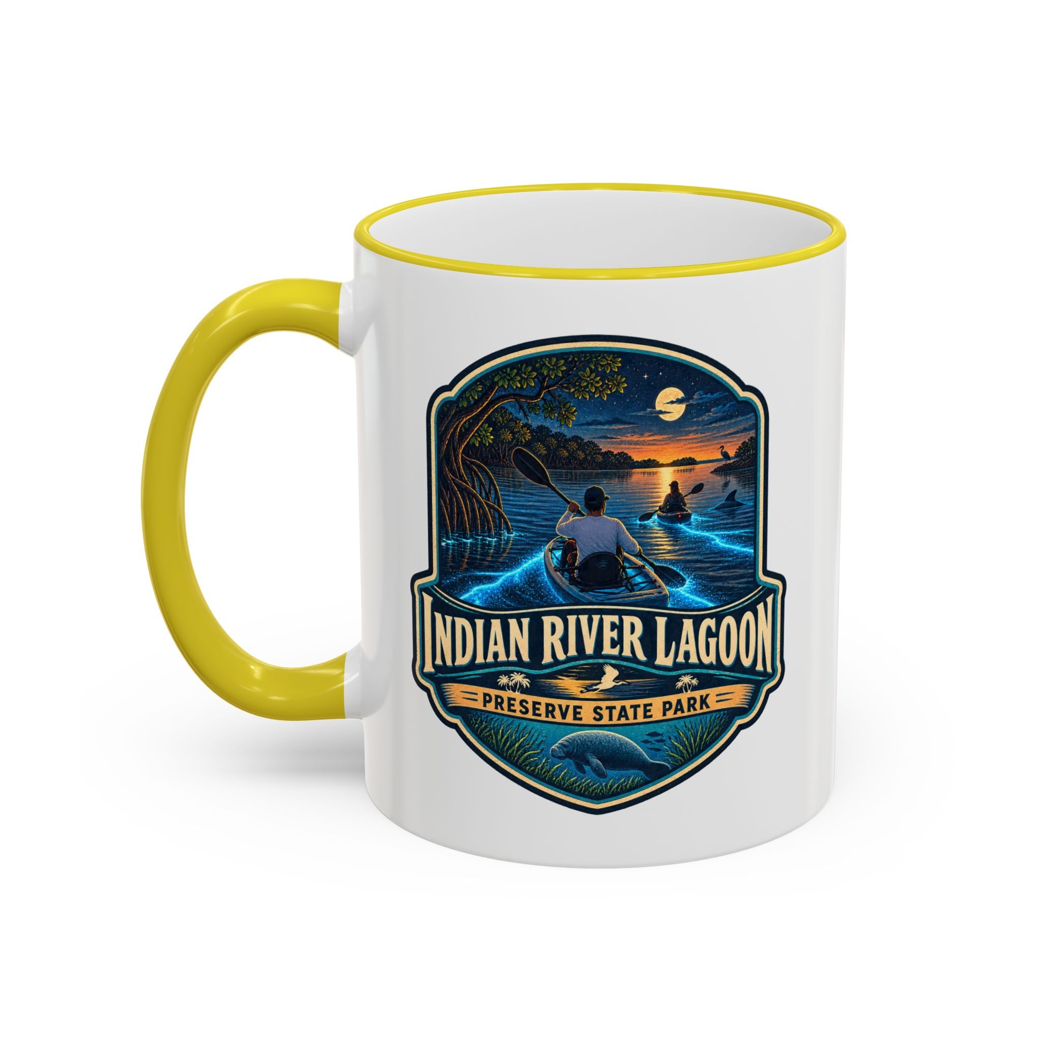 Indian River Lagoon Accent Rim & Handle 11oz/15oz