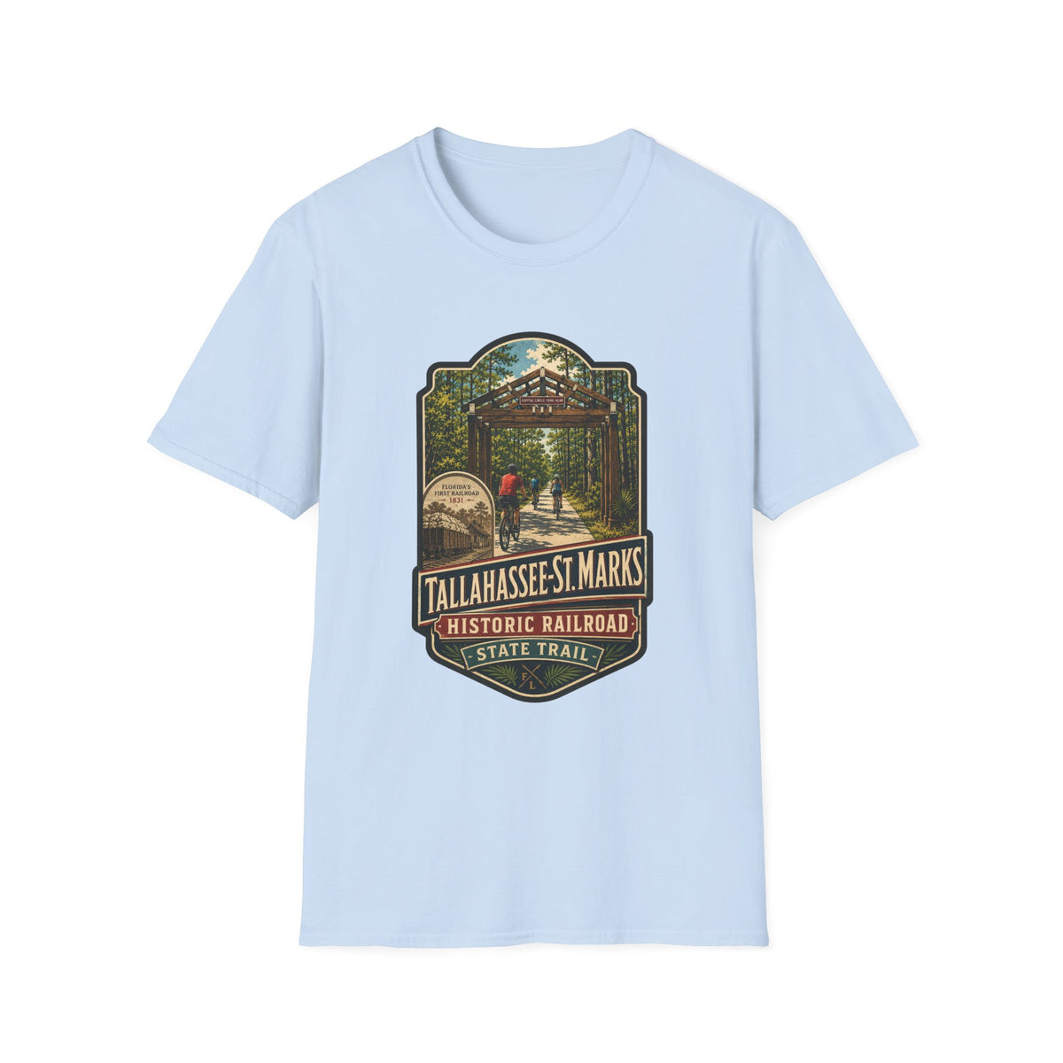 Tallahassee - St. Marks Trail  - Retro Tee