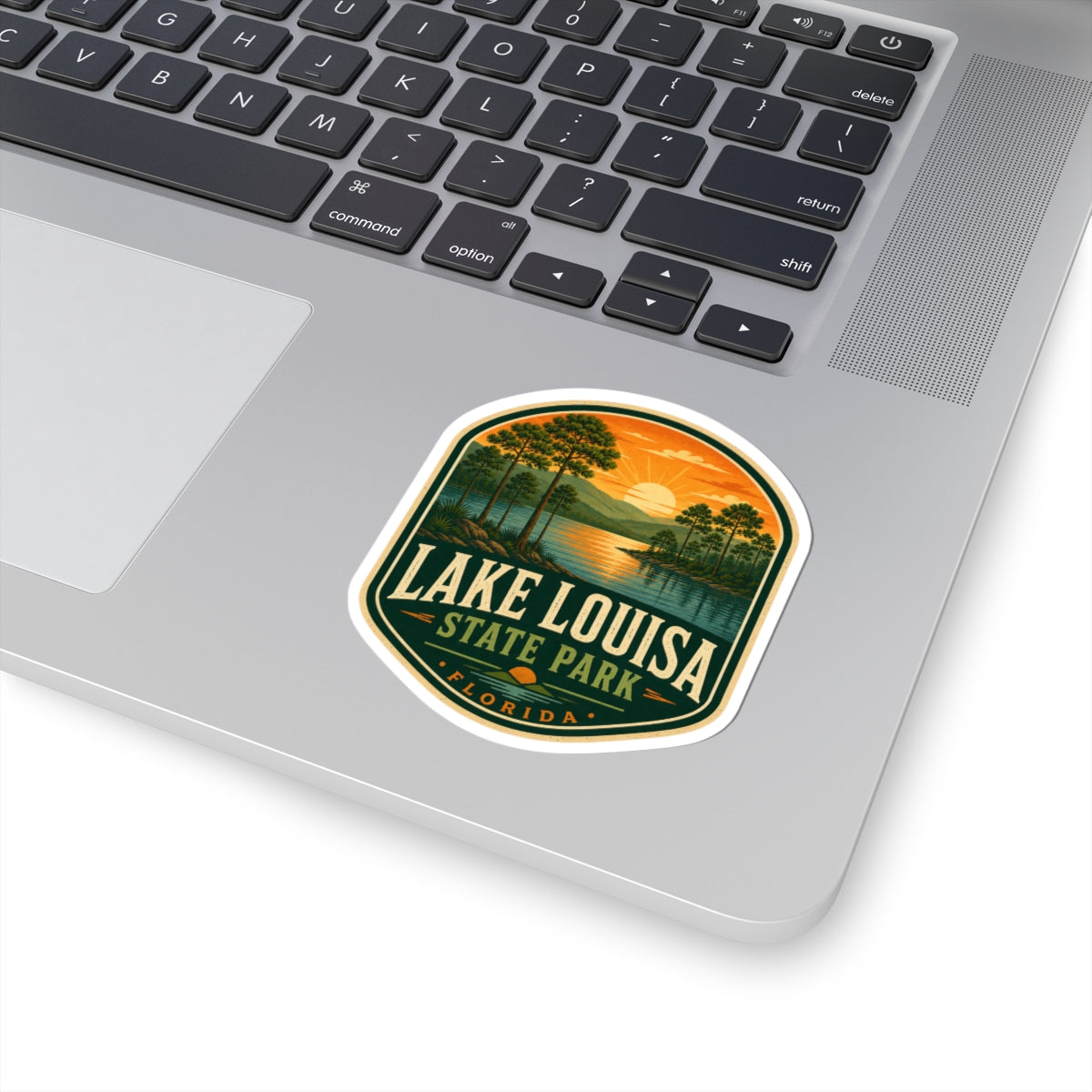 Lake Louisa State Park Sticker — Retro Sunset Florida Nature Decal