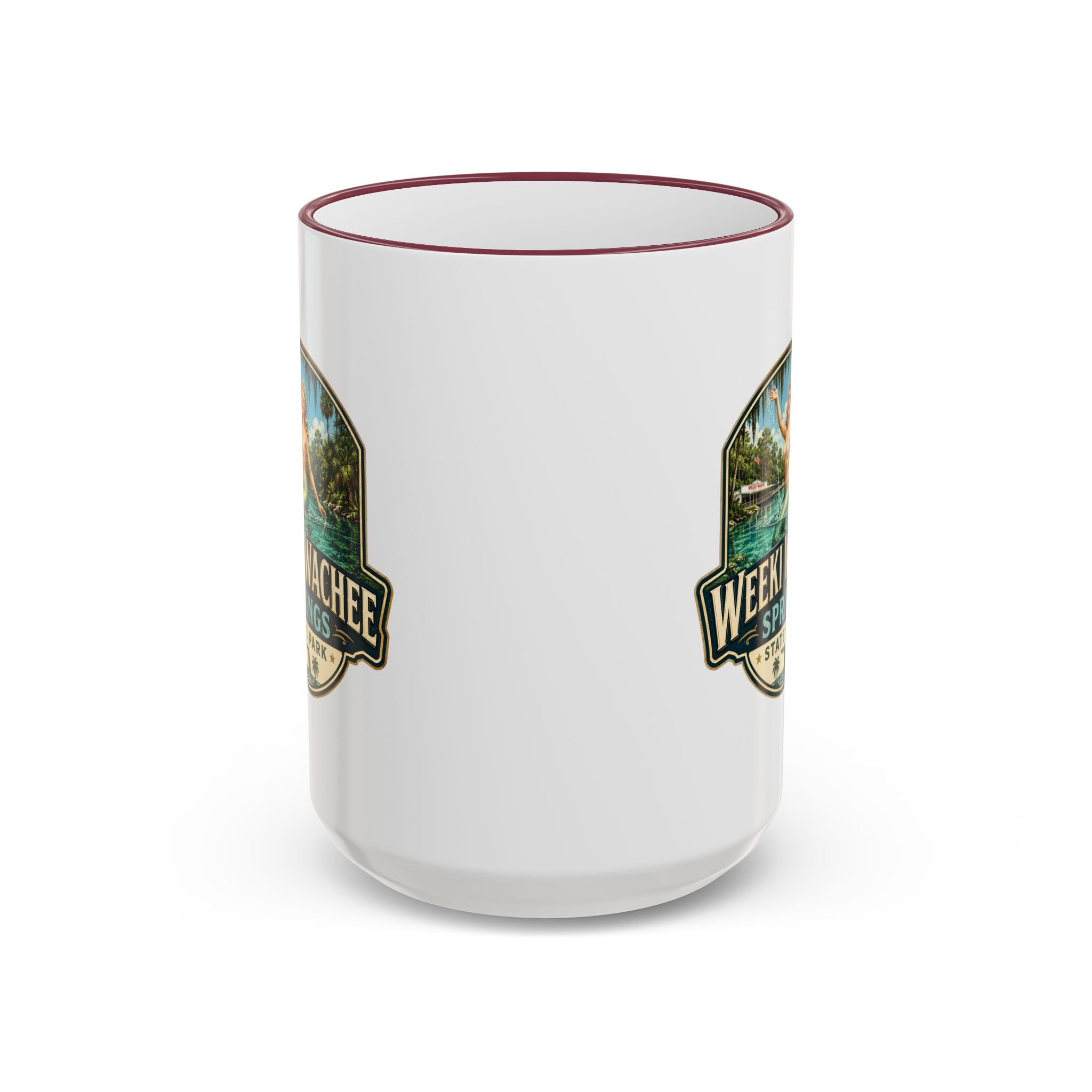 Weeki Wachee Vintage Mug — Accent Rim & Handle 11oz/15oz