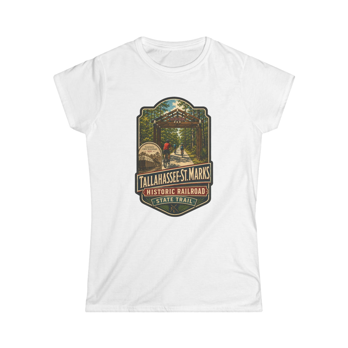 Tallahassee- St. Marks Trail- Vintage Tee