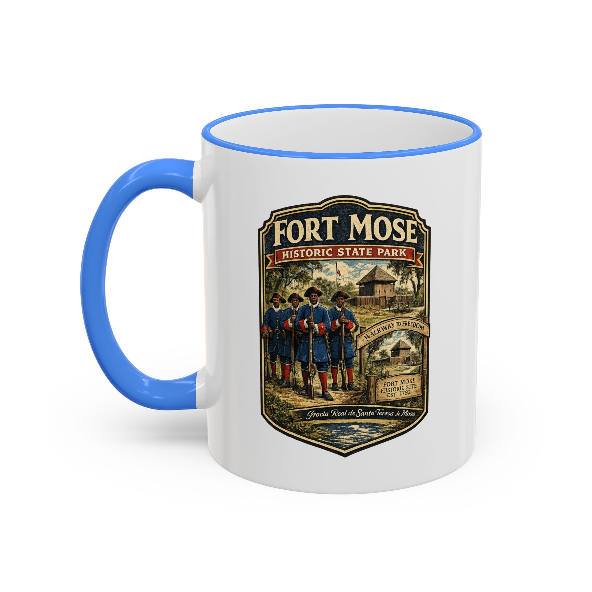 Fort Mose Accent Rim & Handle 11oz/15oz