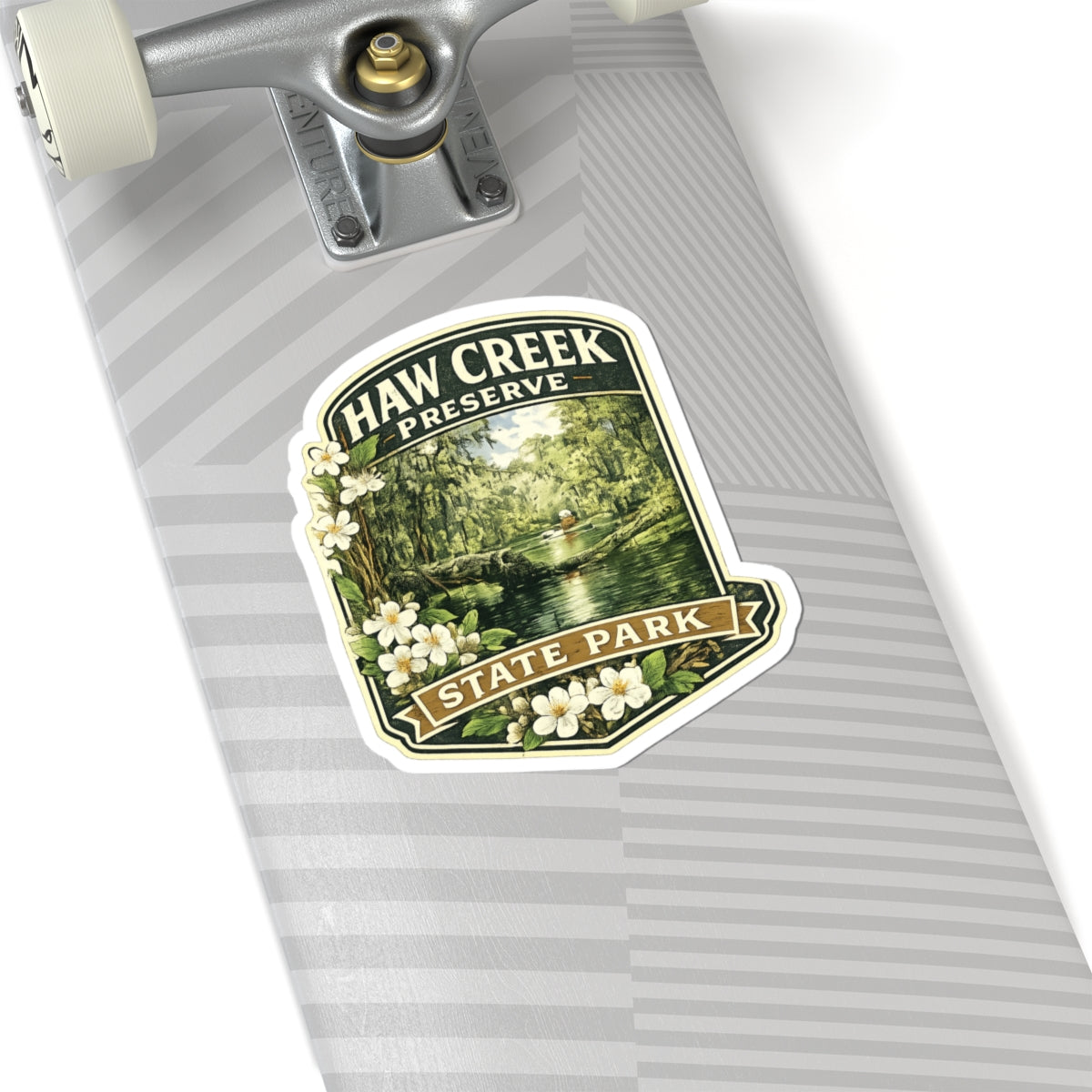 Haw Creek Preserve State Park Sticker – Vintage Nature Camp Decal