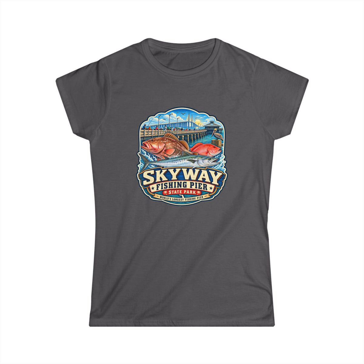 Skyway Fishing Pier- Vintage Tee