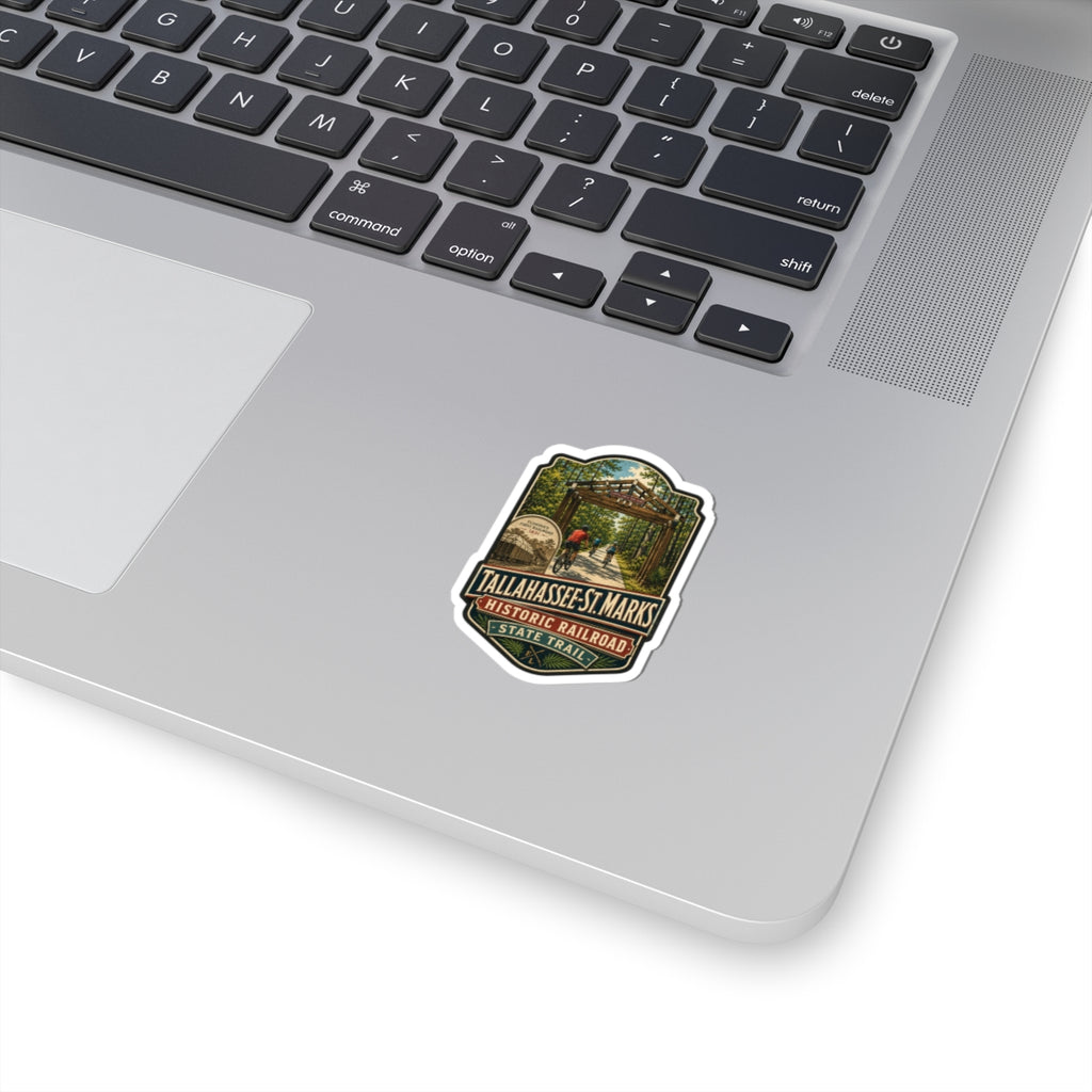 Tallahassee–St. Marks Railroad Trail Sticker — Historic State Trail Bike Decal