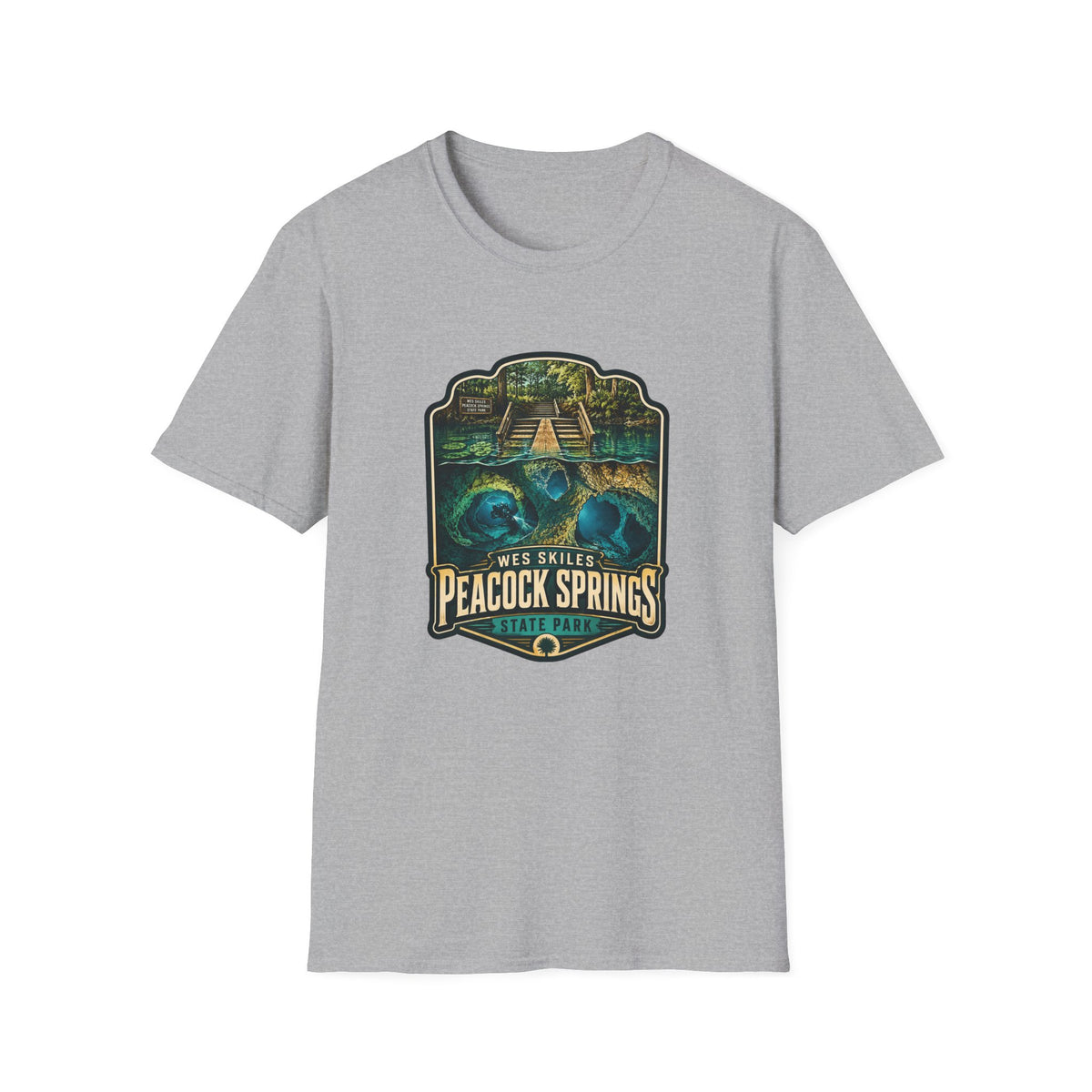Peacock Springs — Retro Tee