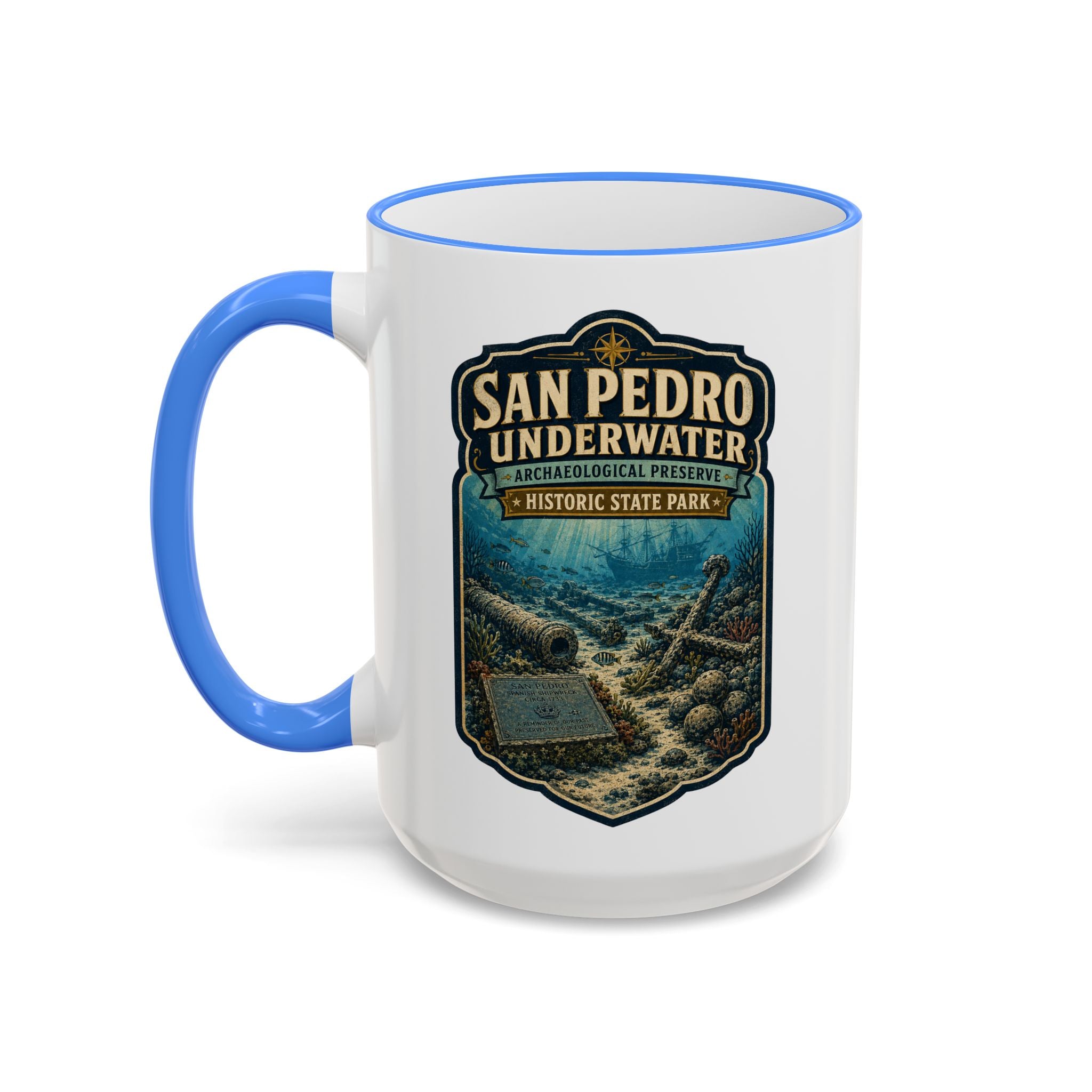 San Pedro Accent Rim & Handle 11oz/15oz