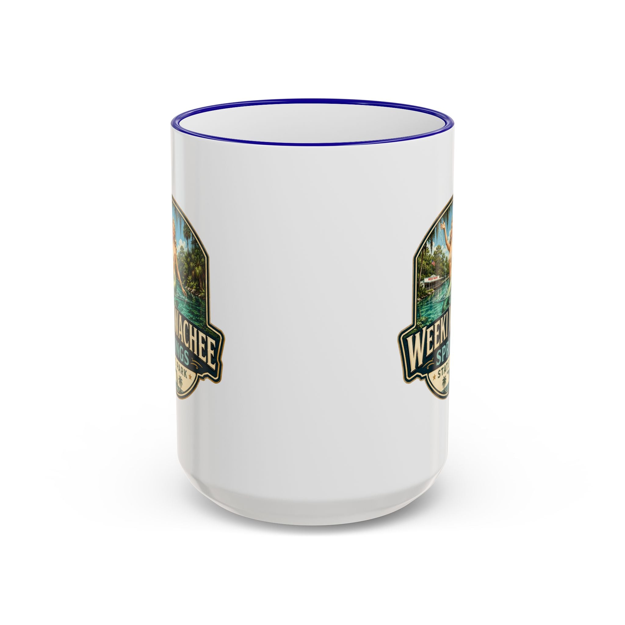 Weeki Wachee Vintage Mug — Accent Rim & Handle 11oz/15oz