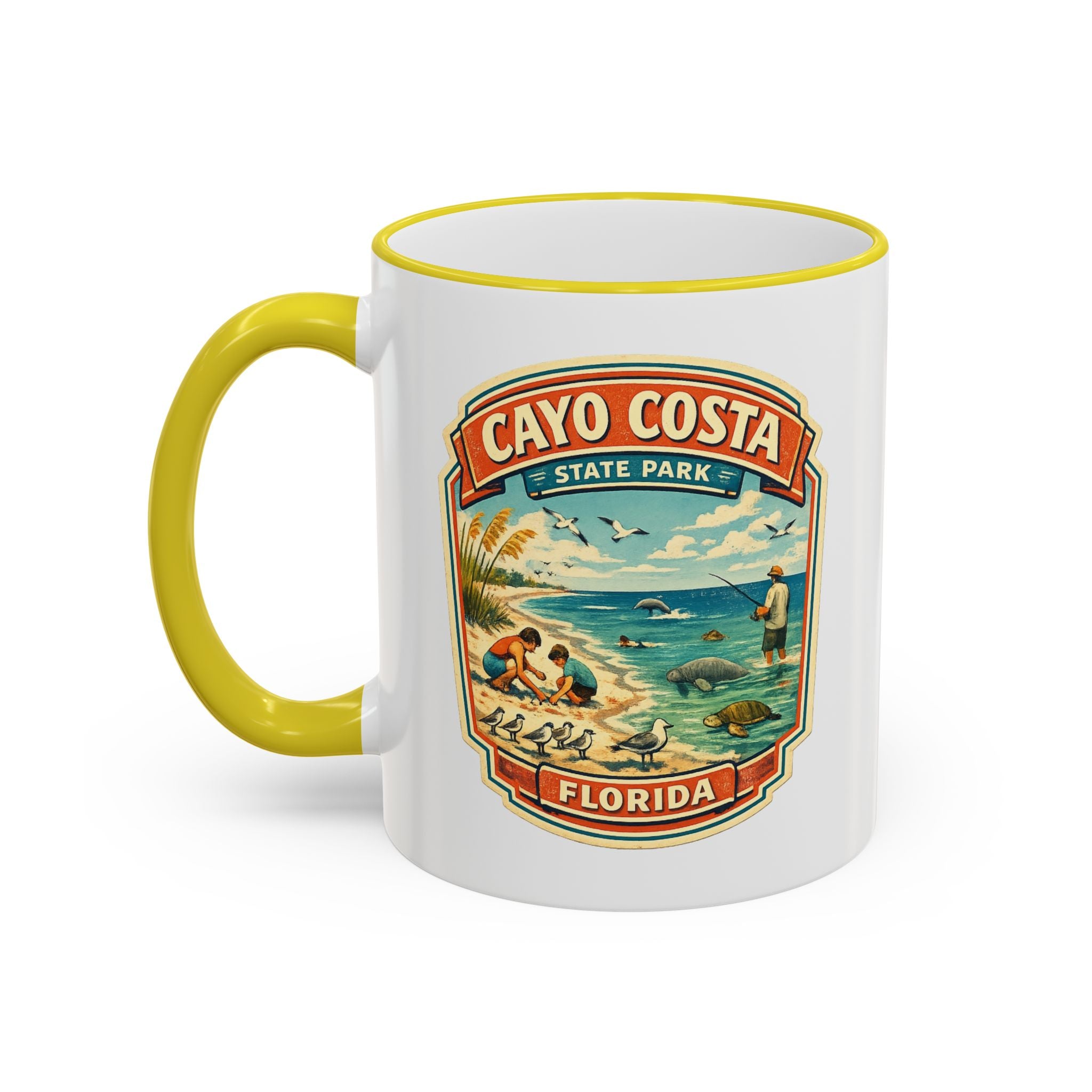 Cayo Costa Accent Rim & Handle 11oz/15oz