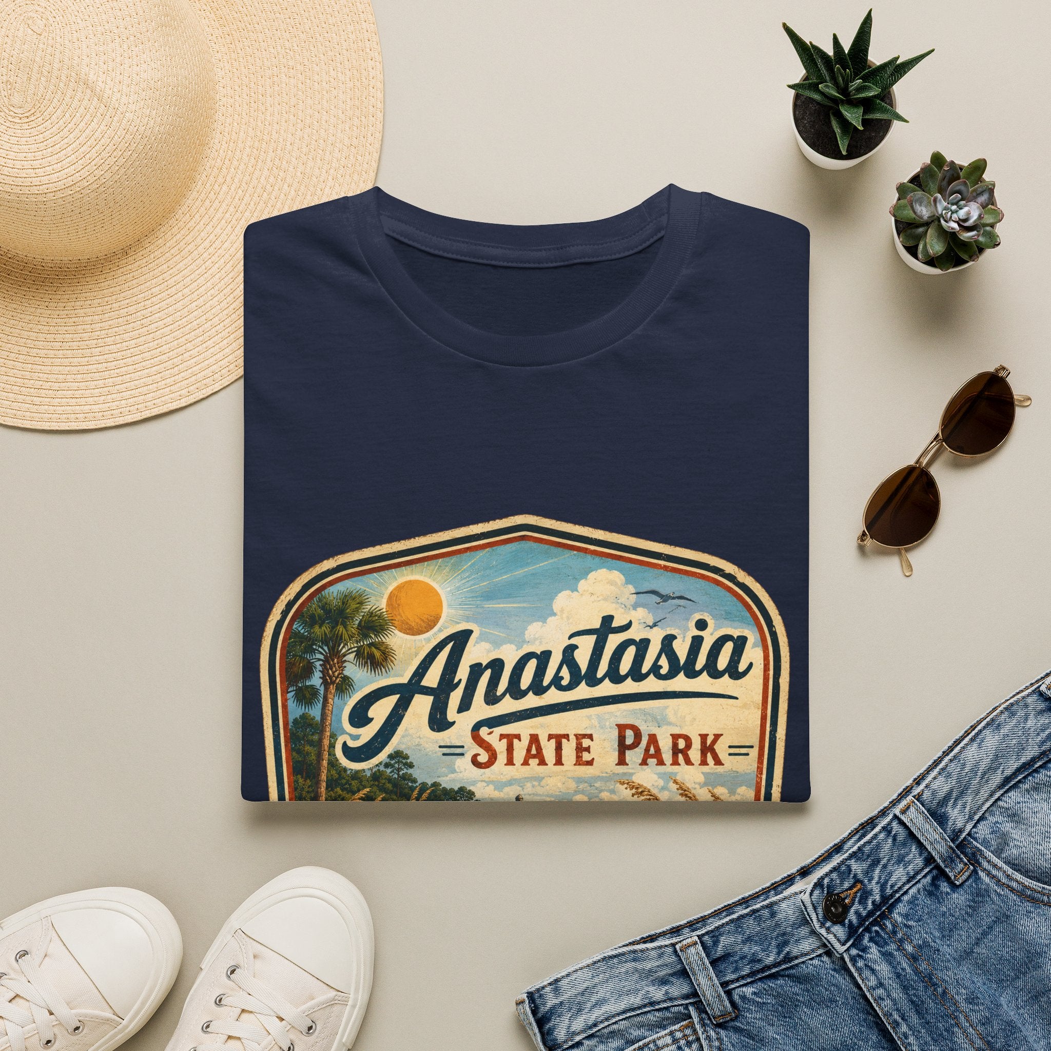 Anastasia State Park — Retro Beach Park Tee