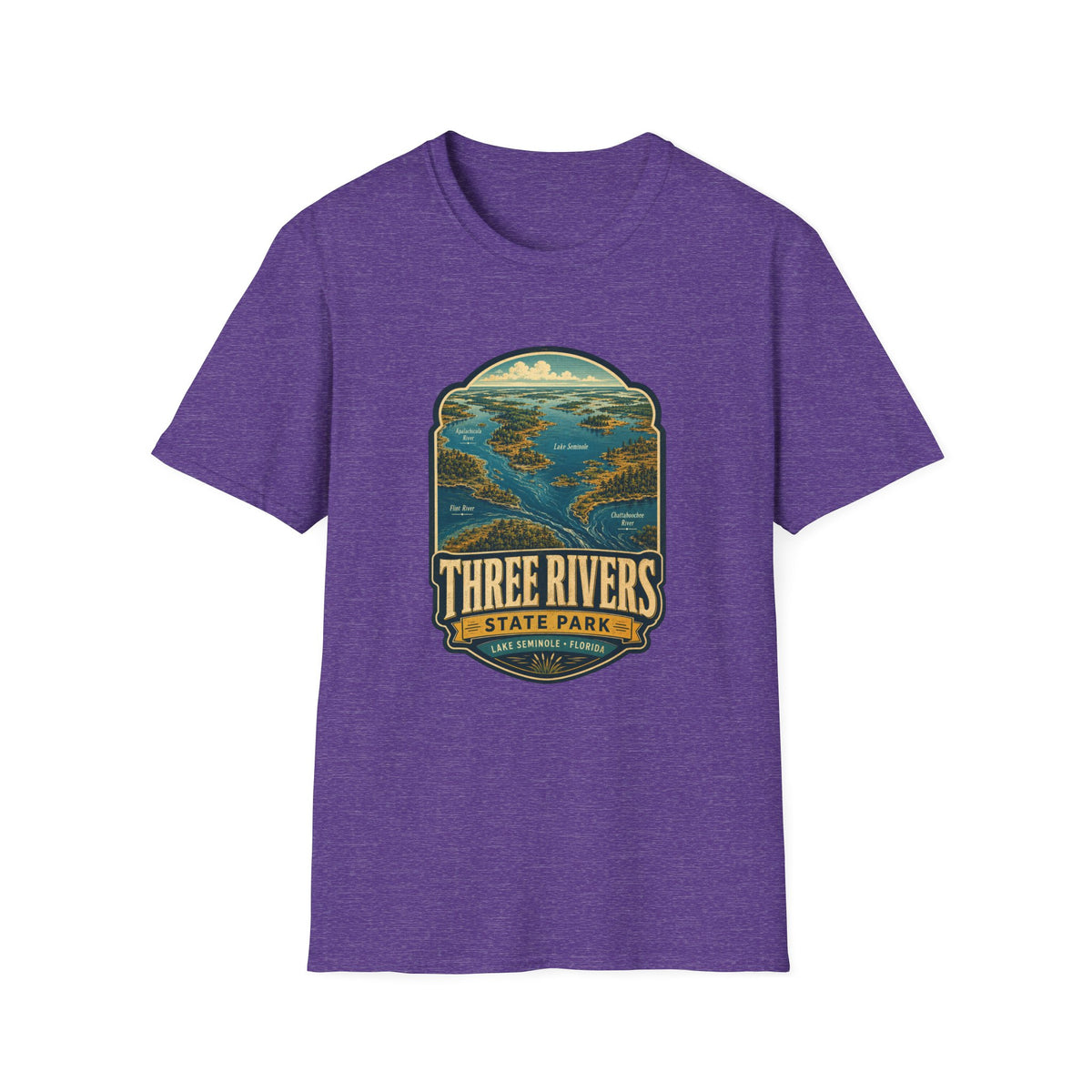 Three Rivers — Retro Tee