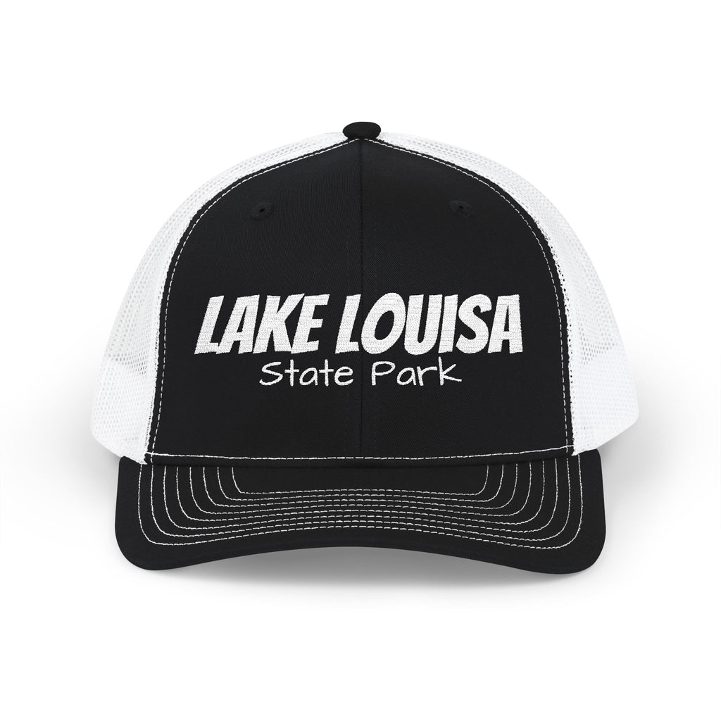 Lake Louisa State Park Trucker Cap — Retro Outdoor Snapback Hat