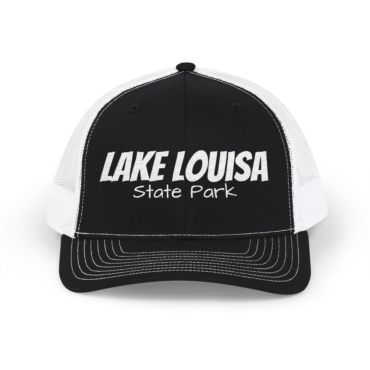 Lake Louisa State Park Trucker Cap — Retro Outdoor Snapback Hat