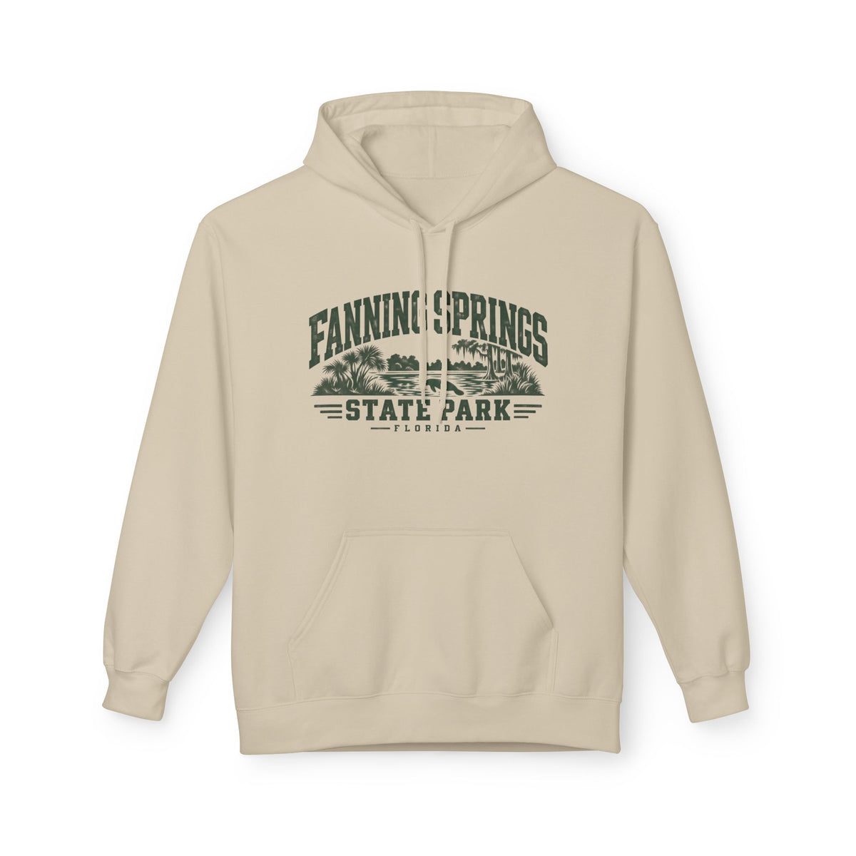 Fanning Springs State Park Hoodie - Vintage Park Graphic