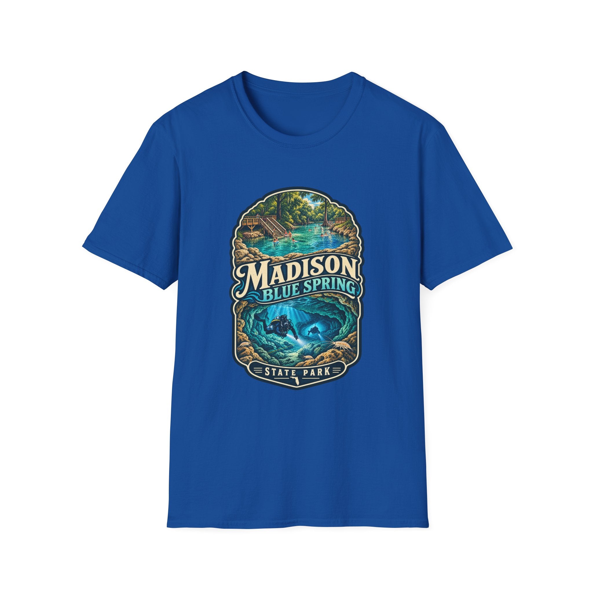 Madison Blue Spring- Retro Tee