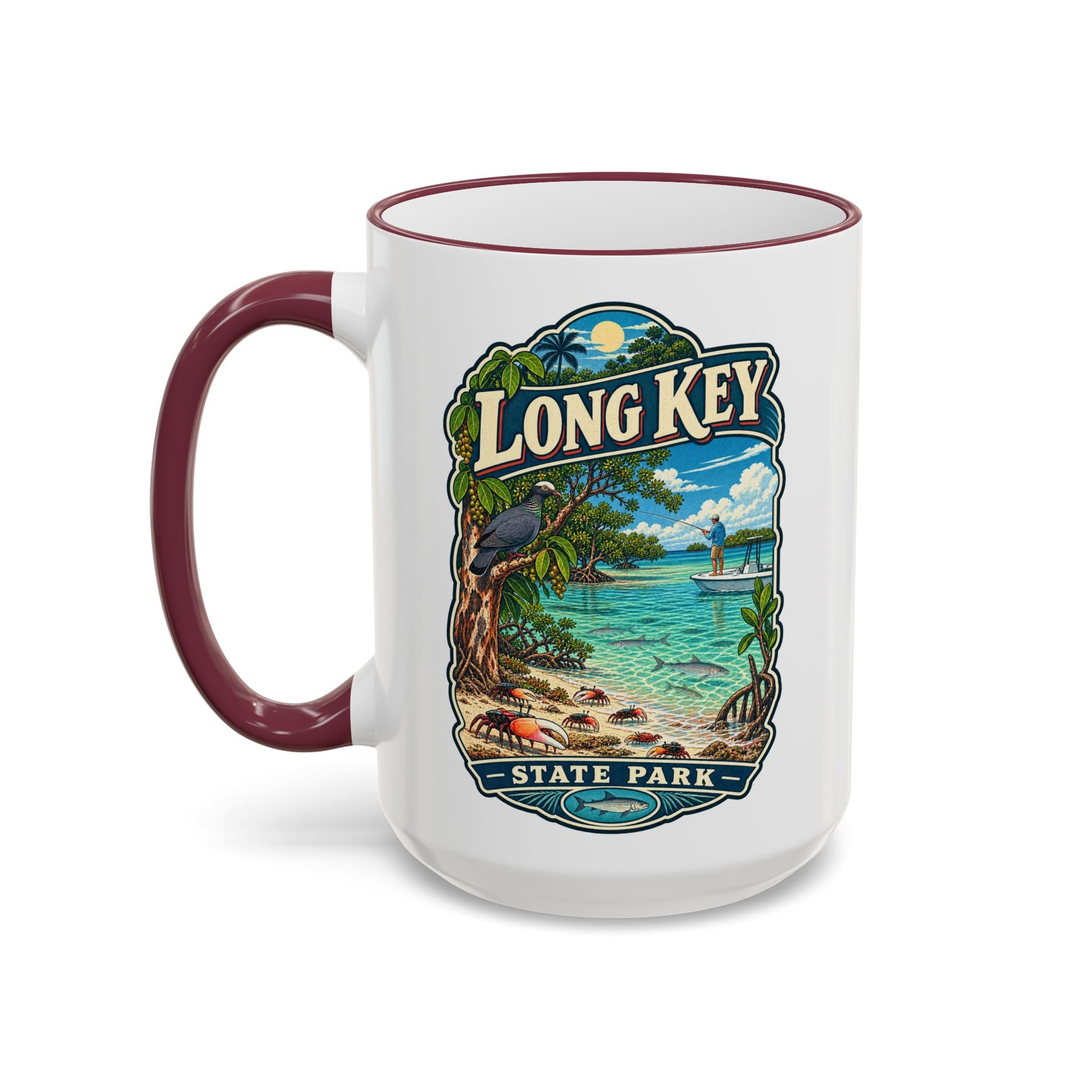 Long Key Accent Rim & Handle 11oz/15oz