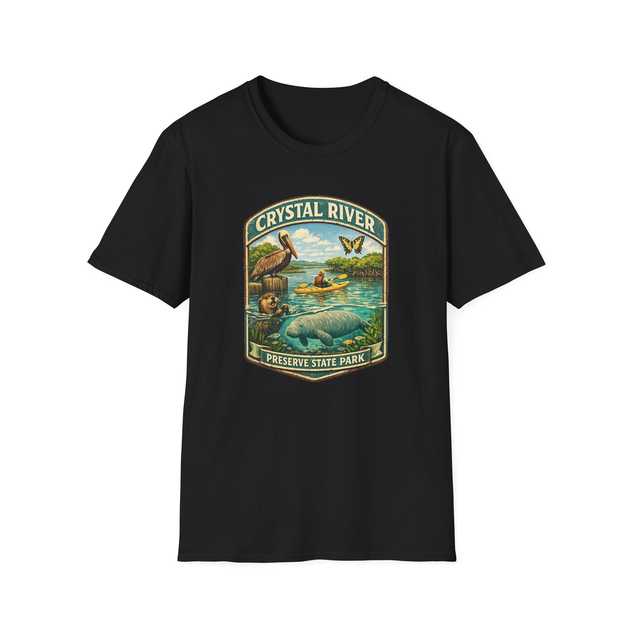 Crystal River Preserve- Retro Tee