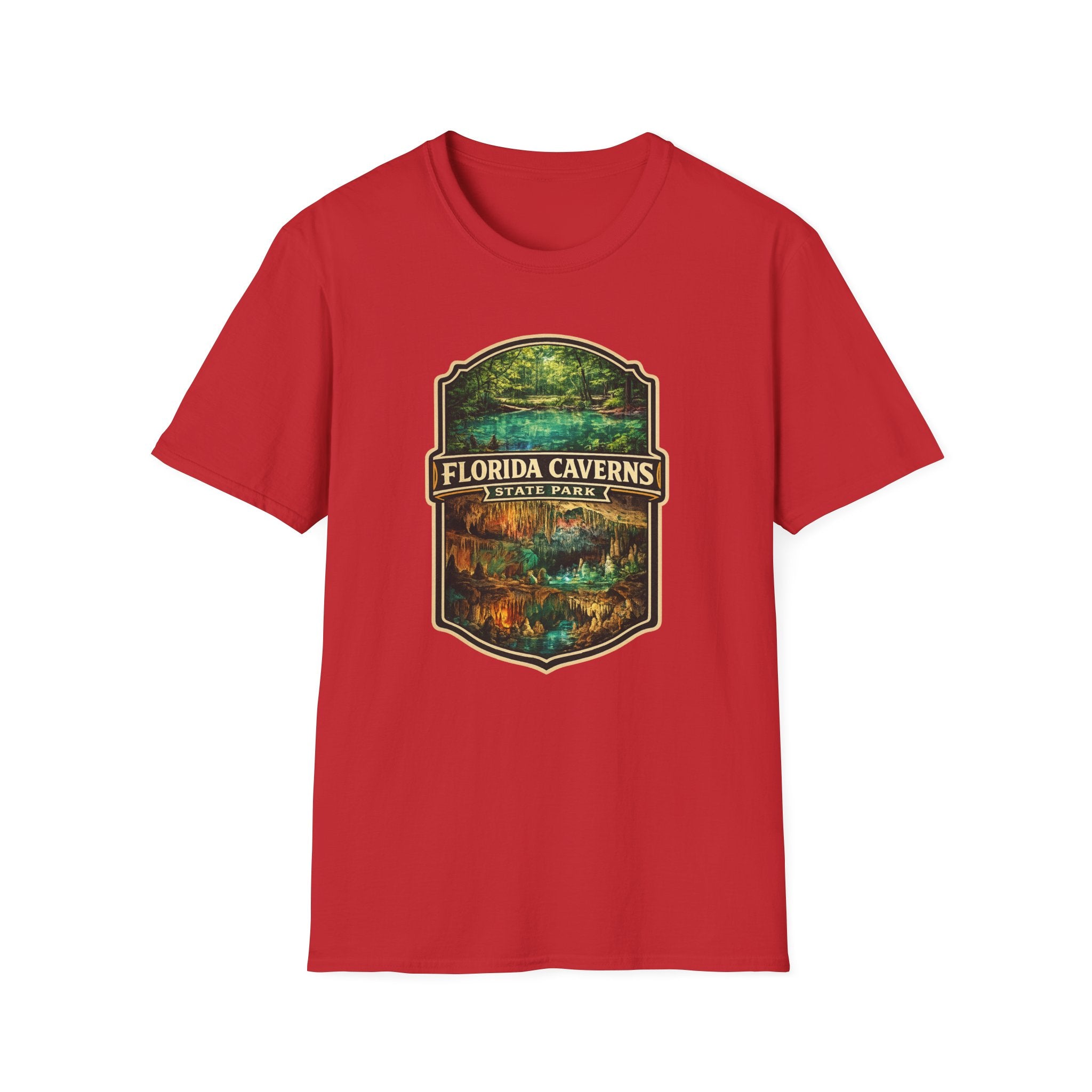 Florida Caverns- Retro Tee