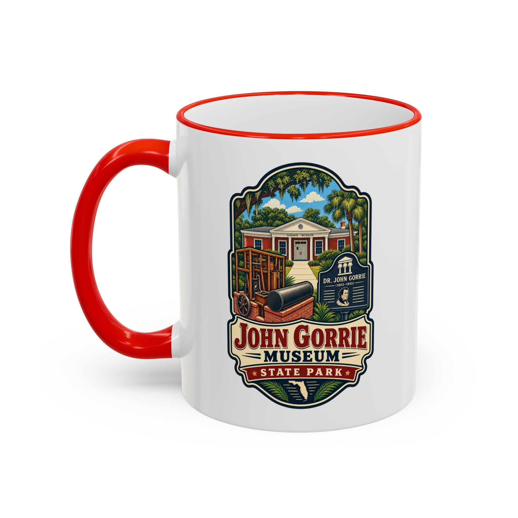 John Gorrie Museum Accent Rim & Handle 11oz/15oz