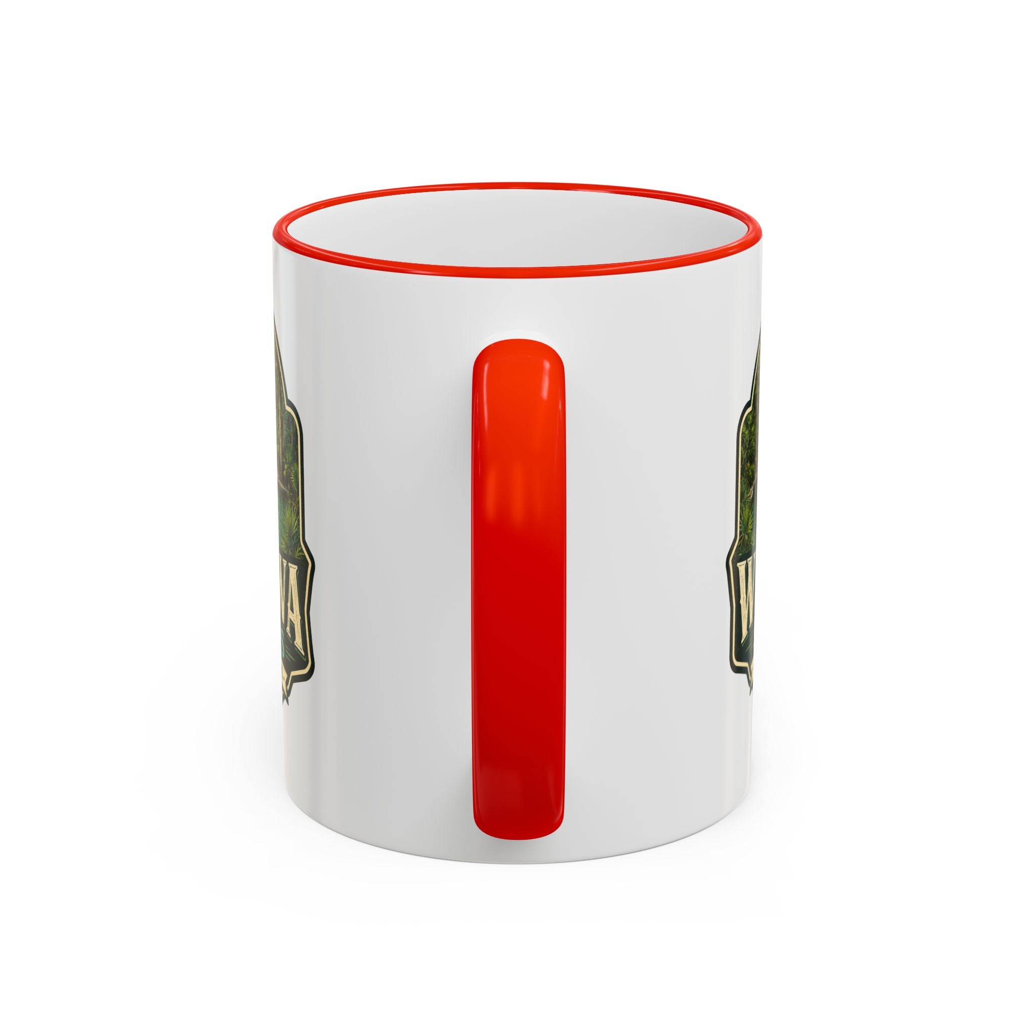 Wekiwa Springs Vintage Mug — Accent Rim & Handle 11oz/15oz