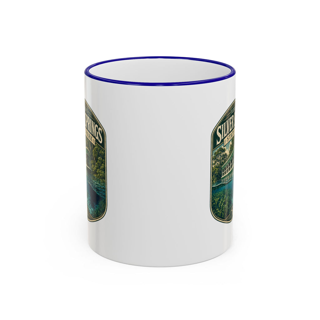 Silver Springs Vintage Mug — Accent Rim & Handle 11oz/15oz