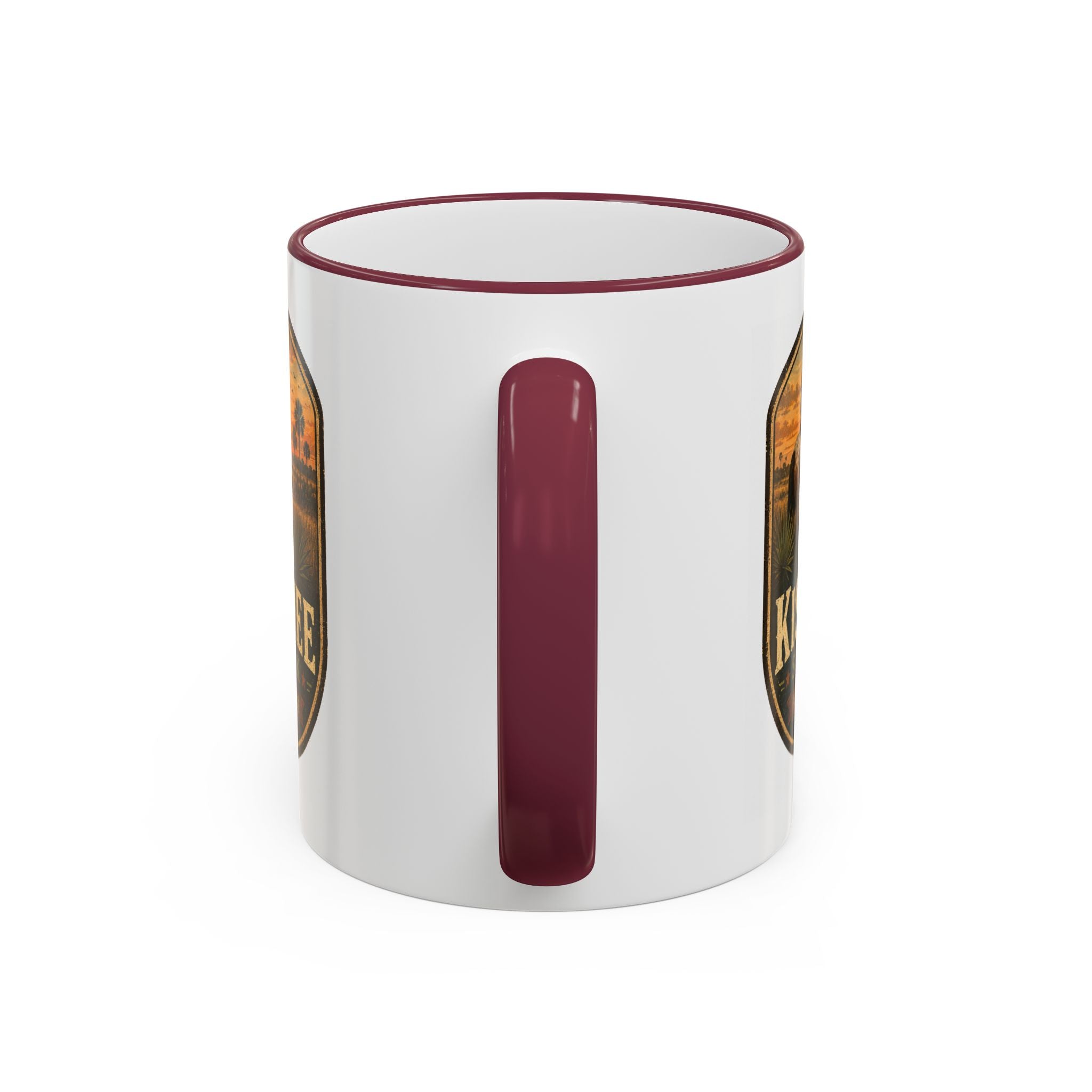 Lake Kissimmee Sunset Mug — Accent Rim & Handle 11oz/15oz