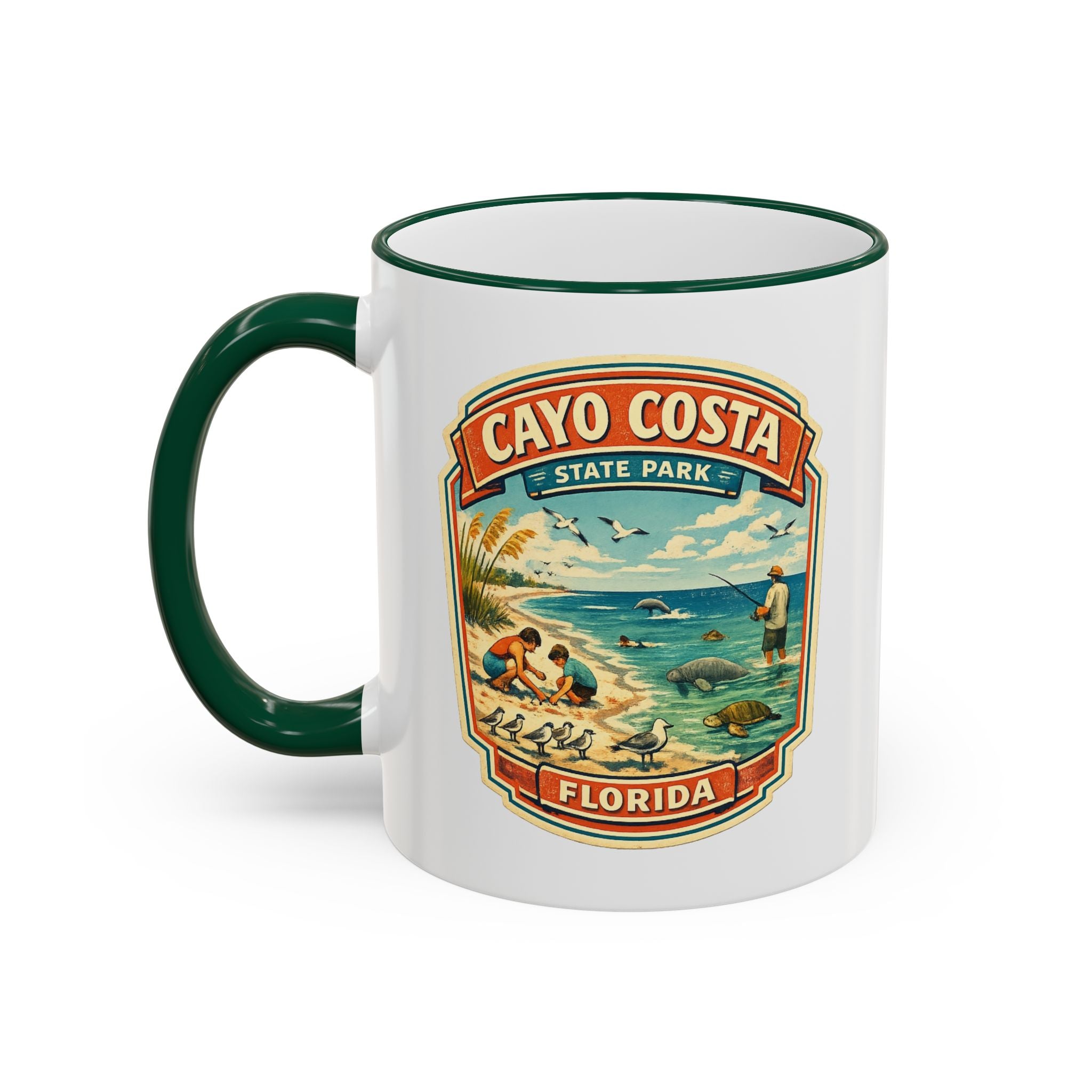 Cayo Costa Accent Rim & Handle 11oz/15oz