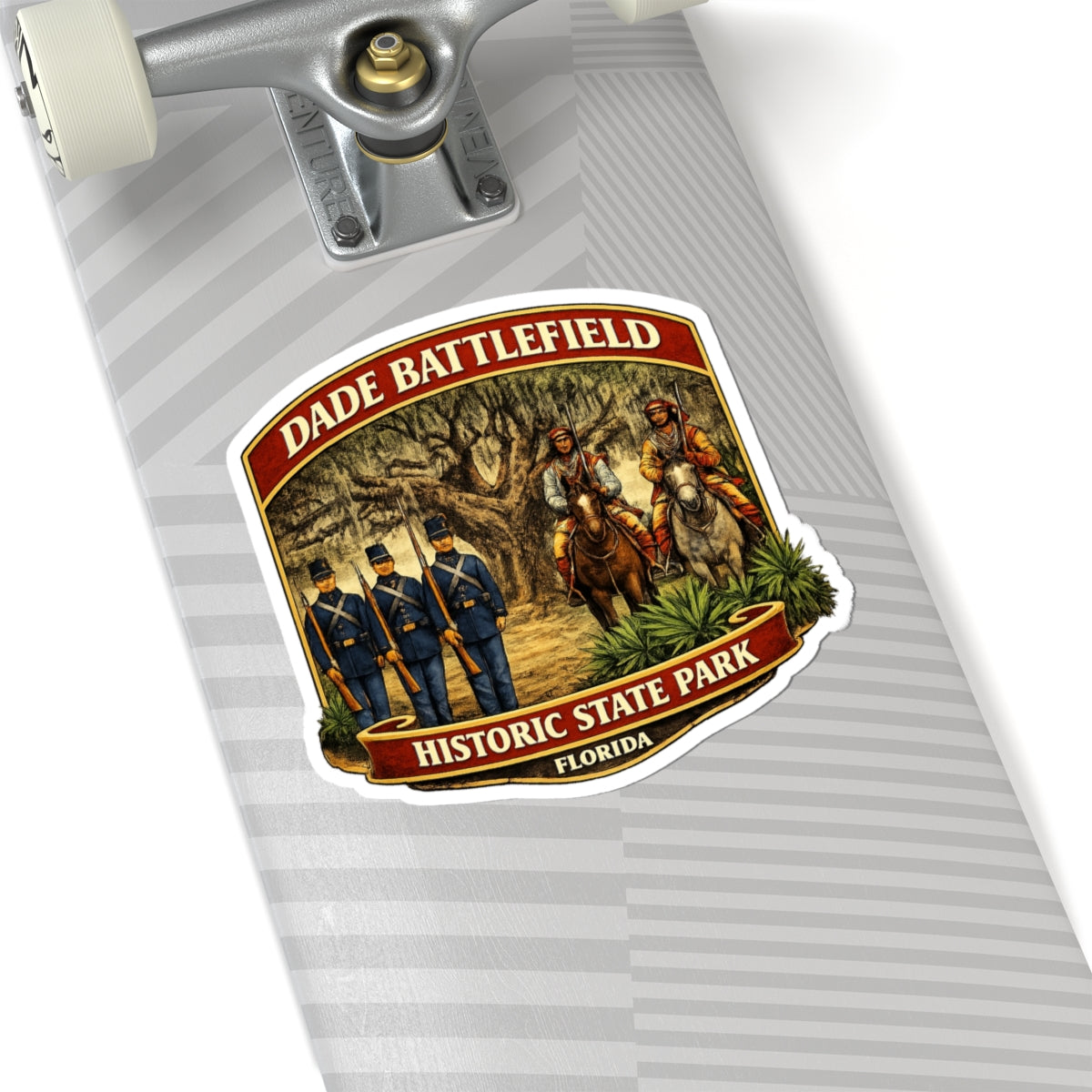 Dade Battlefield Historic State Park Sticker — Florida Civil War Era Kiss-Cut Vinyl