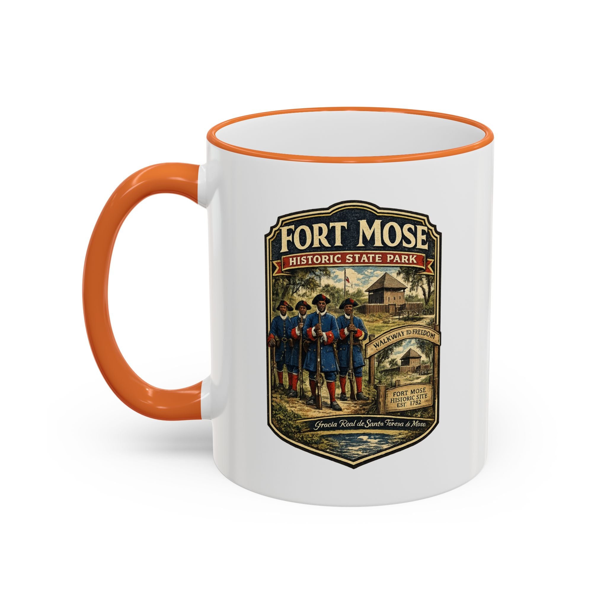 Fort Mose Accent Rim & Handle 11oz/15oz