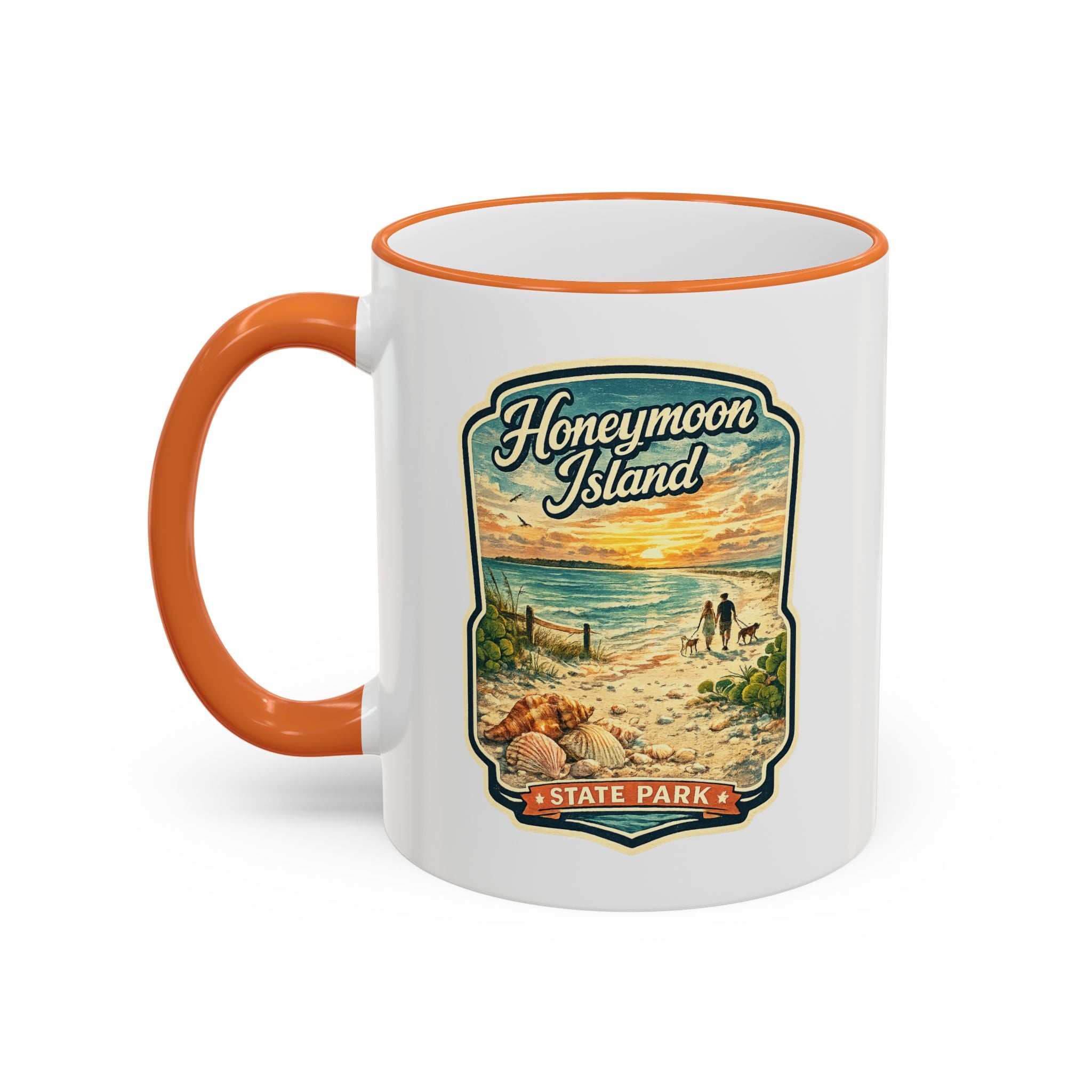 Honeymoon Island Accent Rim & Handle 11oz/15oz
