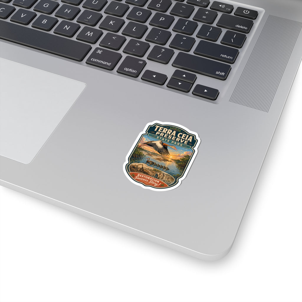 Terra Ceia Preserve Sticker — Vintage State Park Wildlife Decal