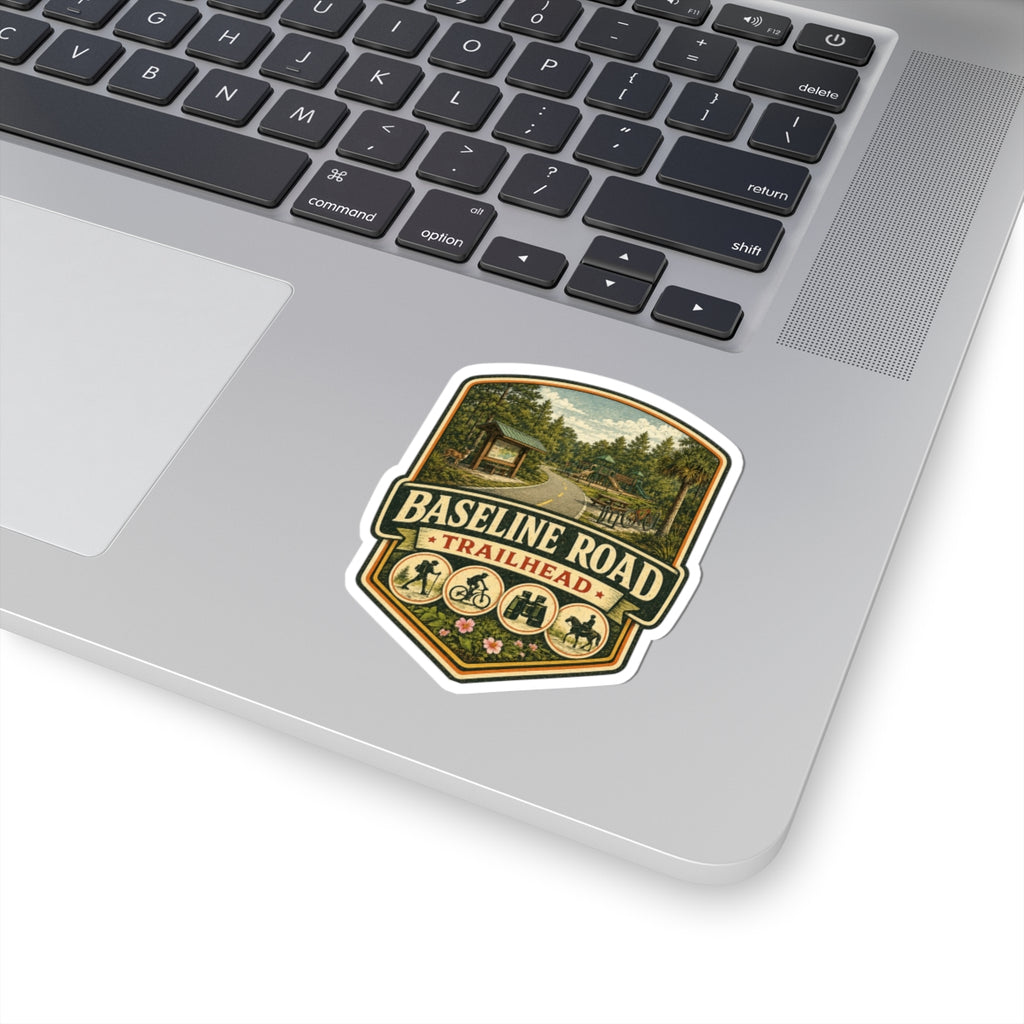 Baseline Road Trailhead Sticker — Outdoor Hiking, Biking & Camping Decal