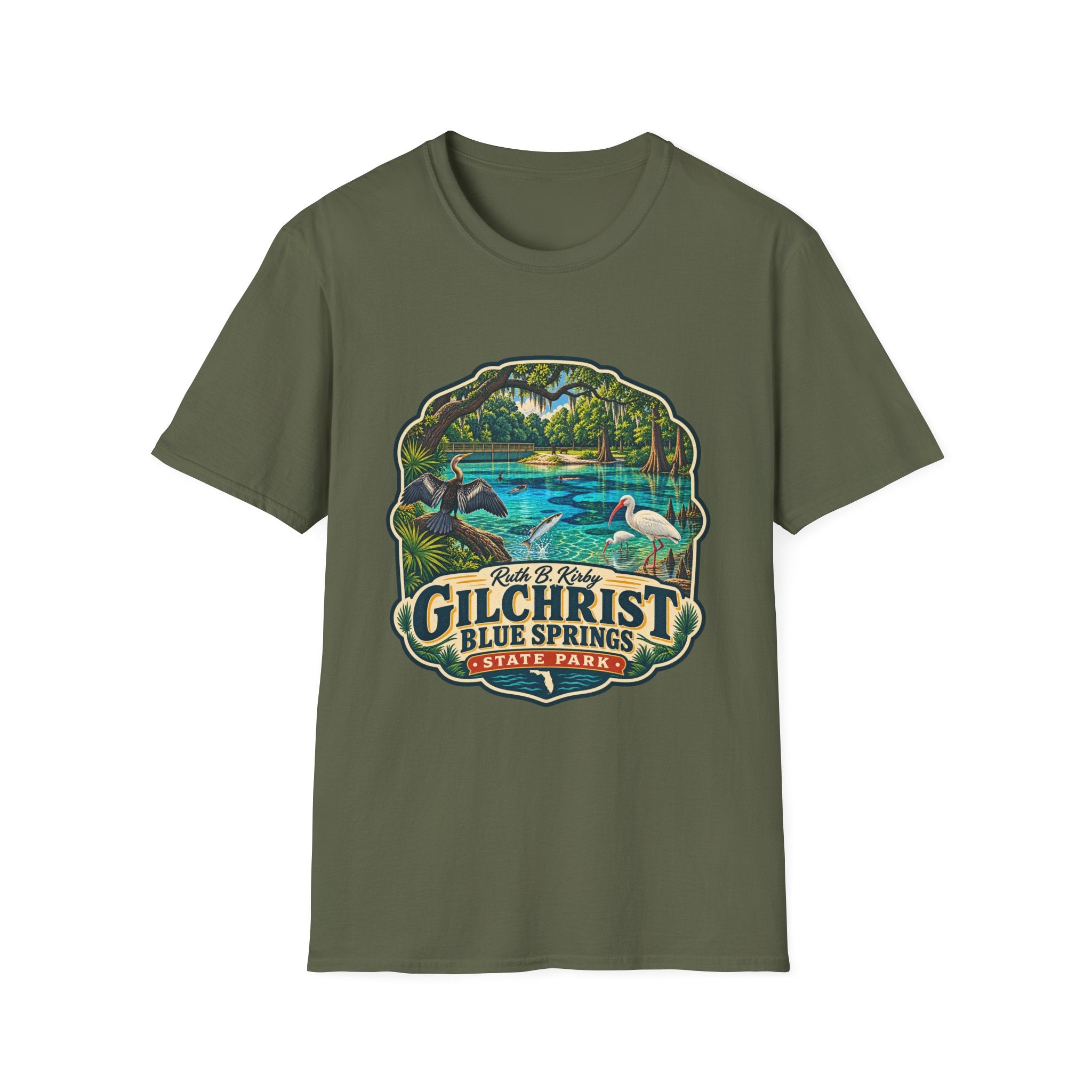 Gilchrist Blue Springs- Retro Tee