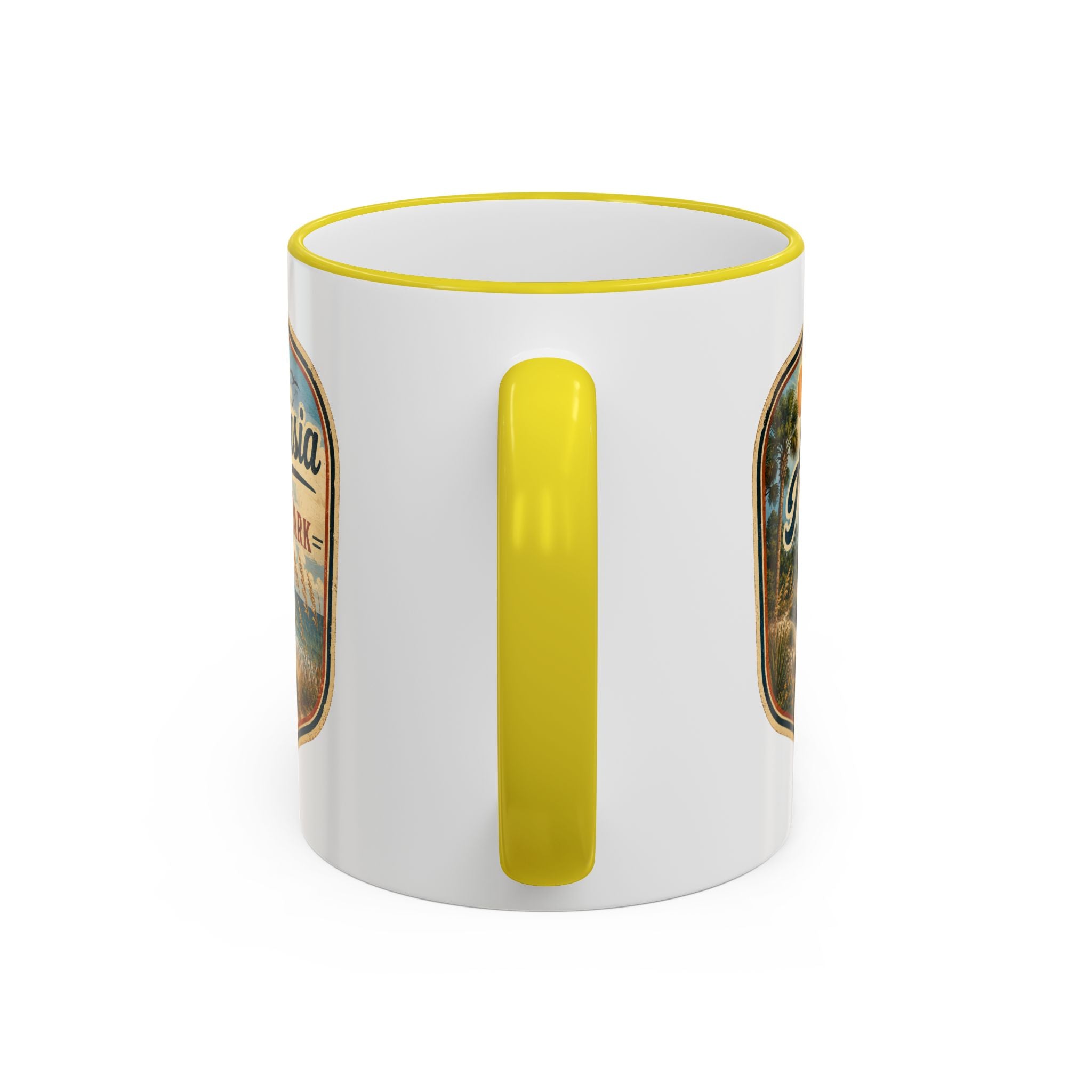 Anastasia Vintage Mug — Accent Rim & Handle 11oz/15oz