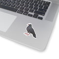 White Crowned Pigeon Kiss-Cut Sticker — Realistic Decal