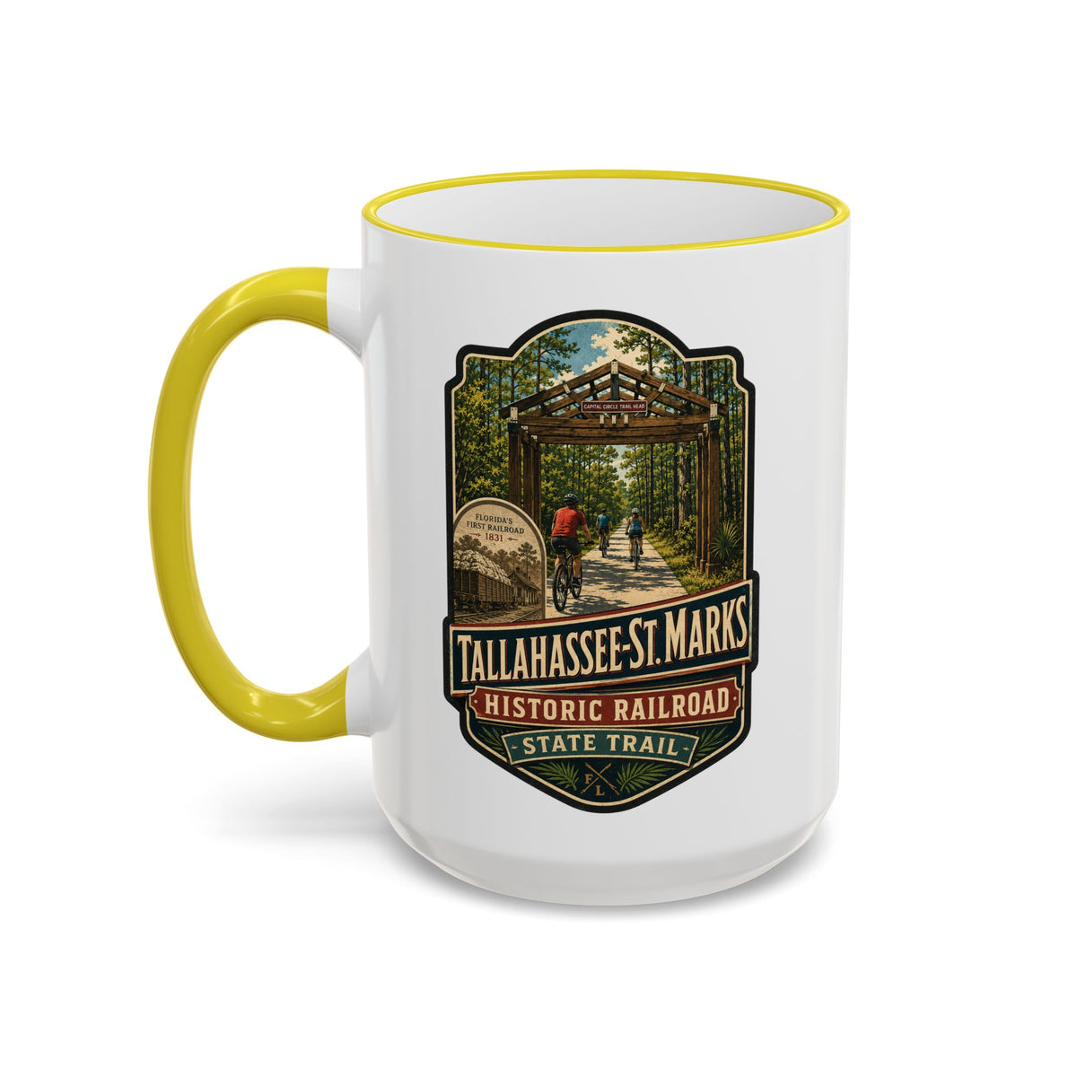 Tallahassee-St. Marks Trail  Accent Rim & Handle 11oz/15oz