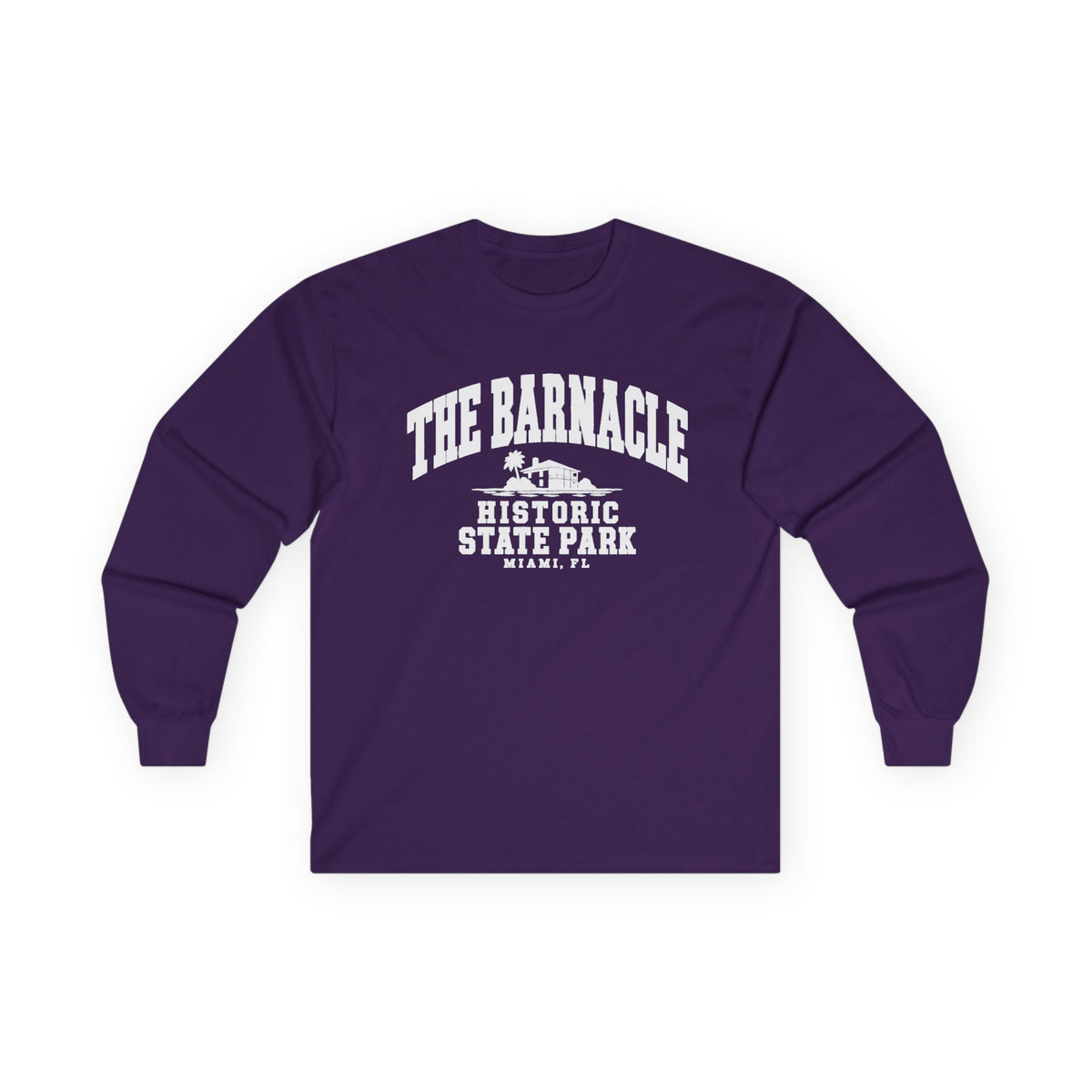 The Barnacle Historic State Park Logo- Long Sleeve Tee