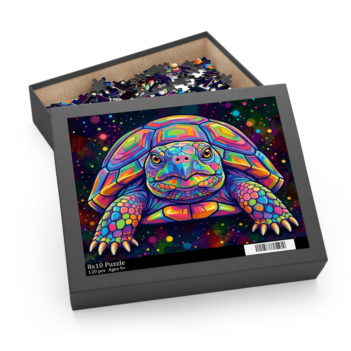 Rainbow Gopher Tortoise Jigsaw Puzzle (120/252/500 pcs)